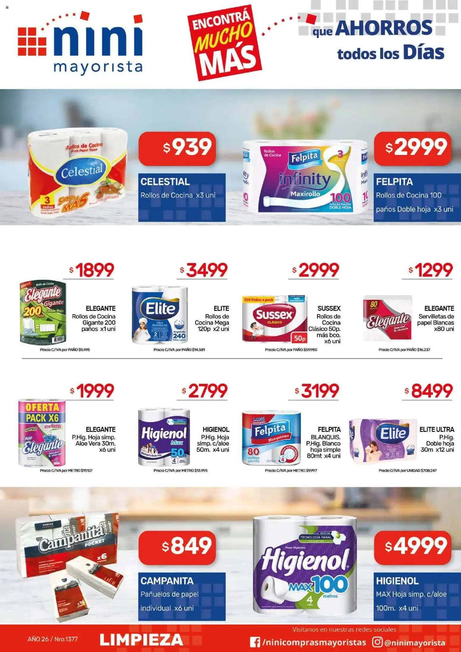 Ofertas de NINI Mayorista catálogo del 14/09/2026 - 20/09/2026 14 de septiembre al 20 de septiembre 2026 - Página 9 del catálogo
