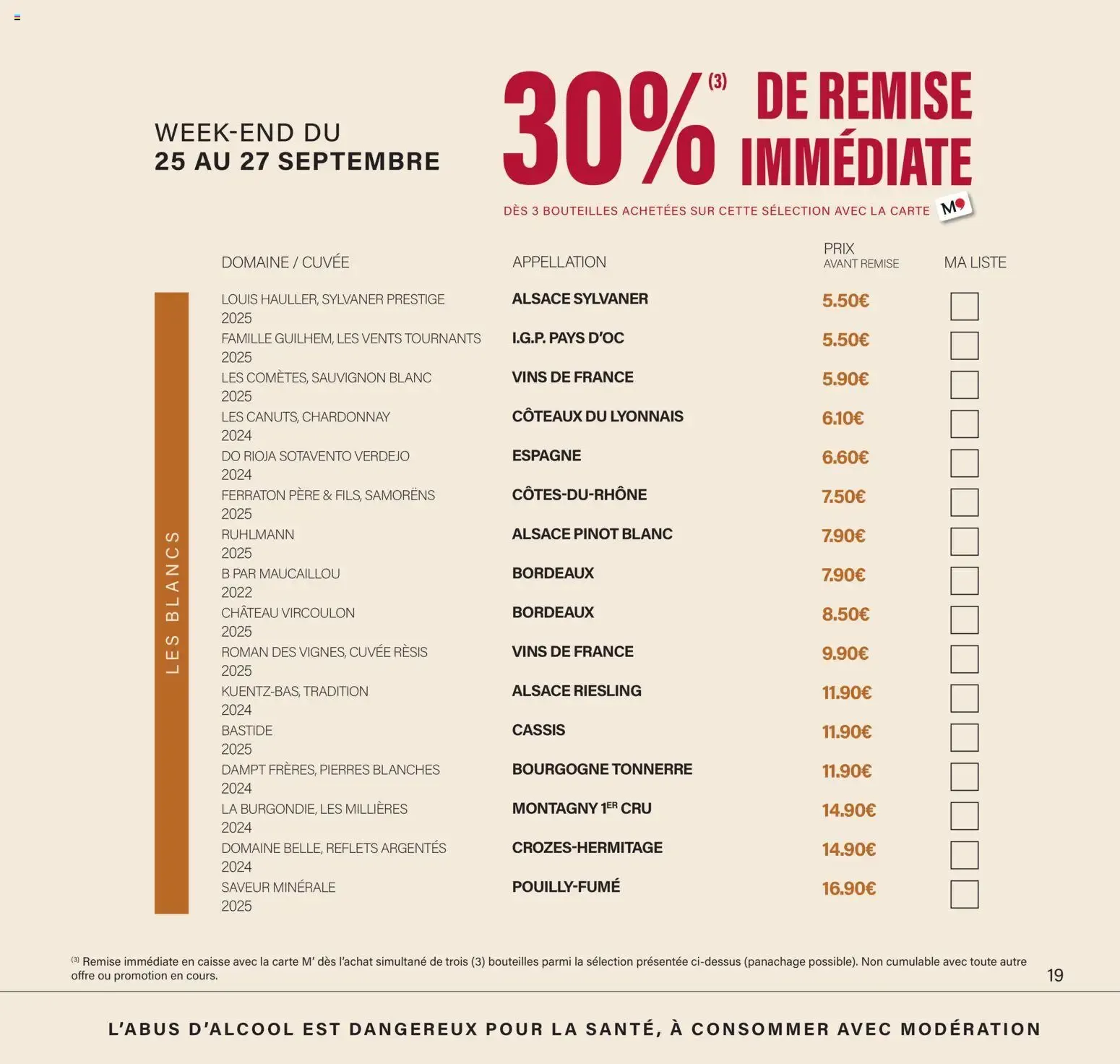 Monoprix - Calendrier des Offres du 11 septembre au 27 septembre 2026 - Catalogue page 19
