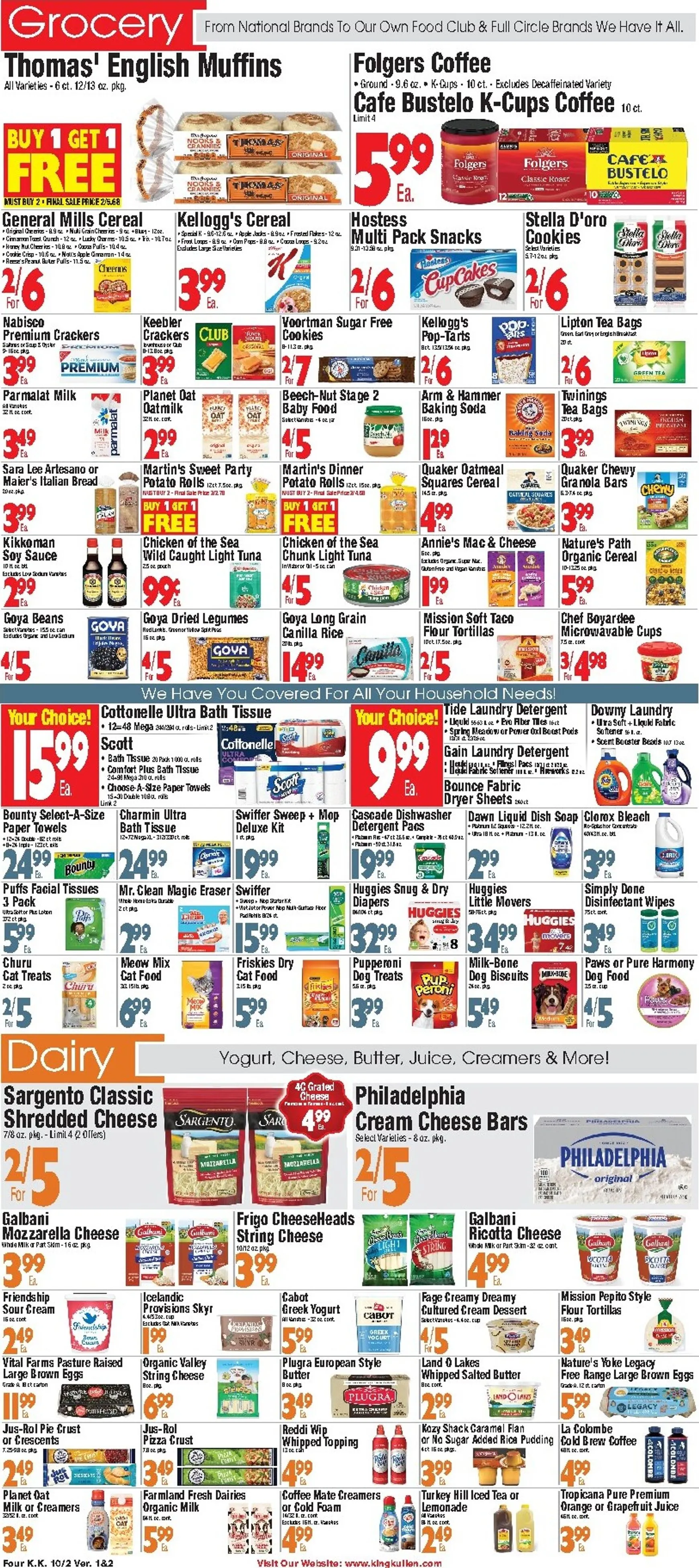 Weekly ad Current King Kullen leaflet valid from Friday 10/02/2026 to Thursday 10/08/2026 from October 2 to October 8 2026 - Page 4