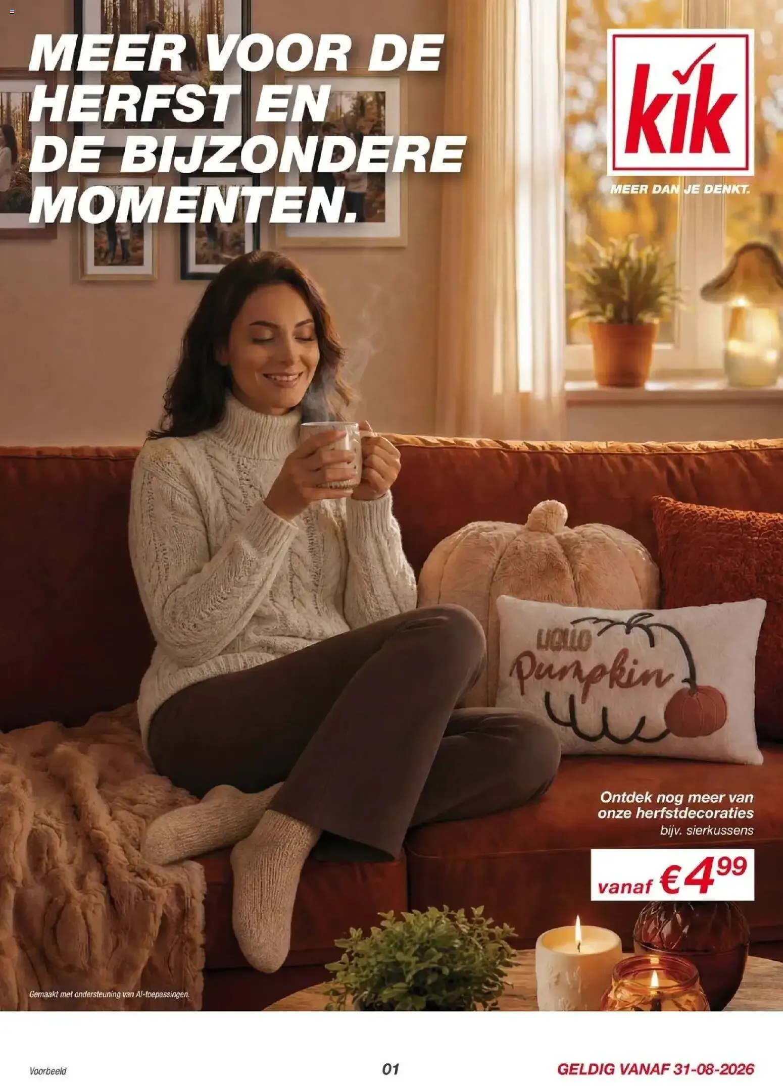 Meer voor de Herfst en de Bijzondere Momenten (Kik Herfstdecoraties) van 31 augustus tot 6 september 2026 - Folder pagina 1