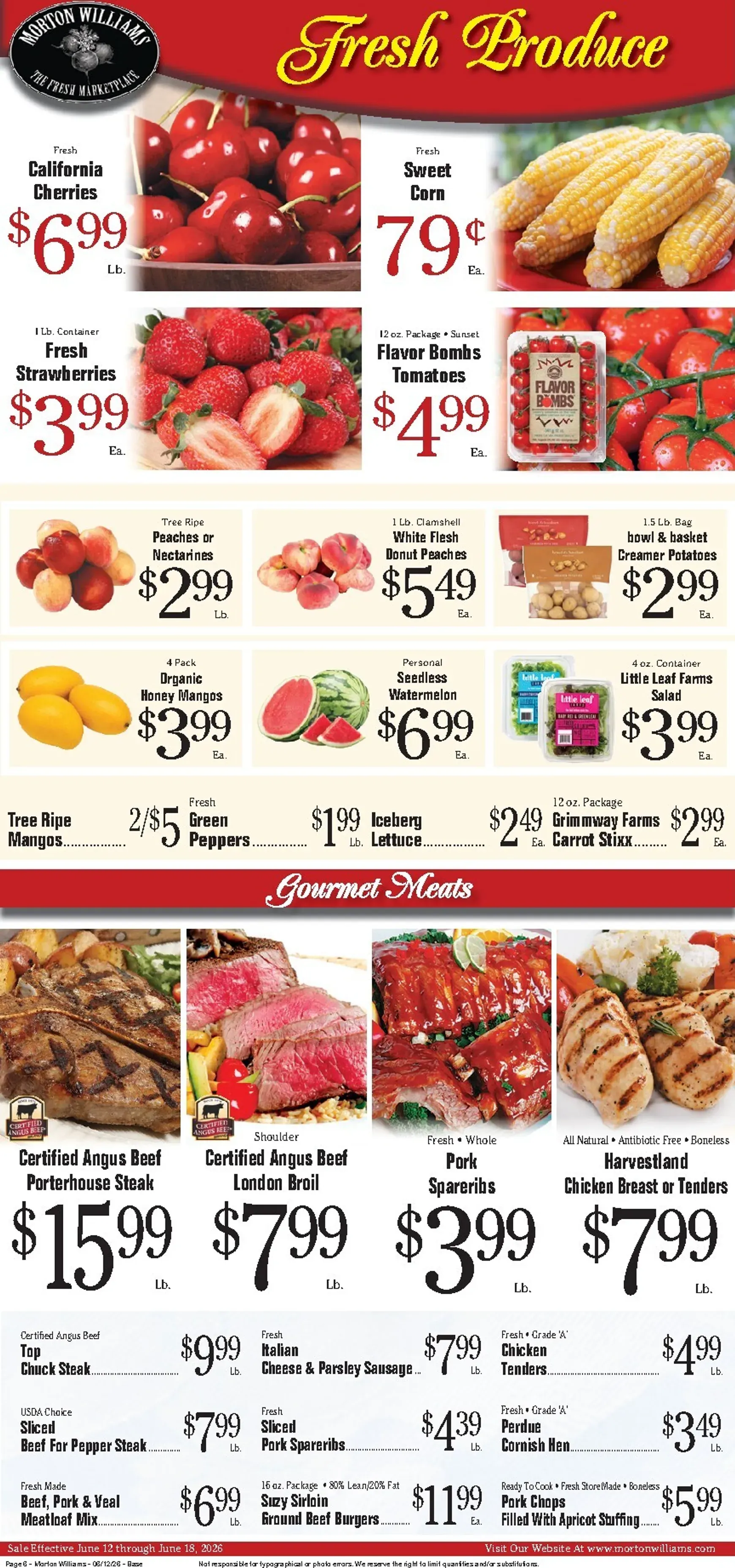Weekly ad Current Morton Williams - Manhattan / Jersey City leaflet valid from Friday 06/12/2026 to Thursday 06/18/2026 from June 12 to June 18 2026 - Page 6