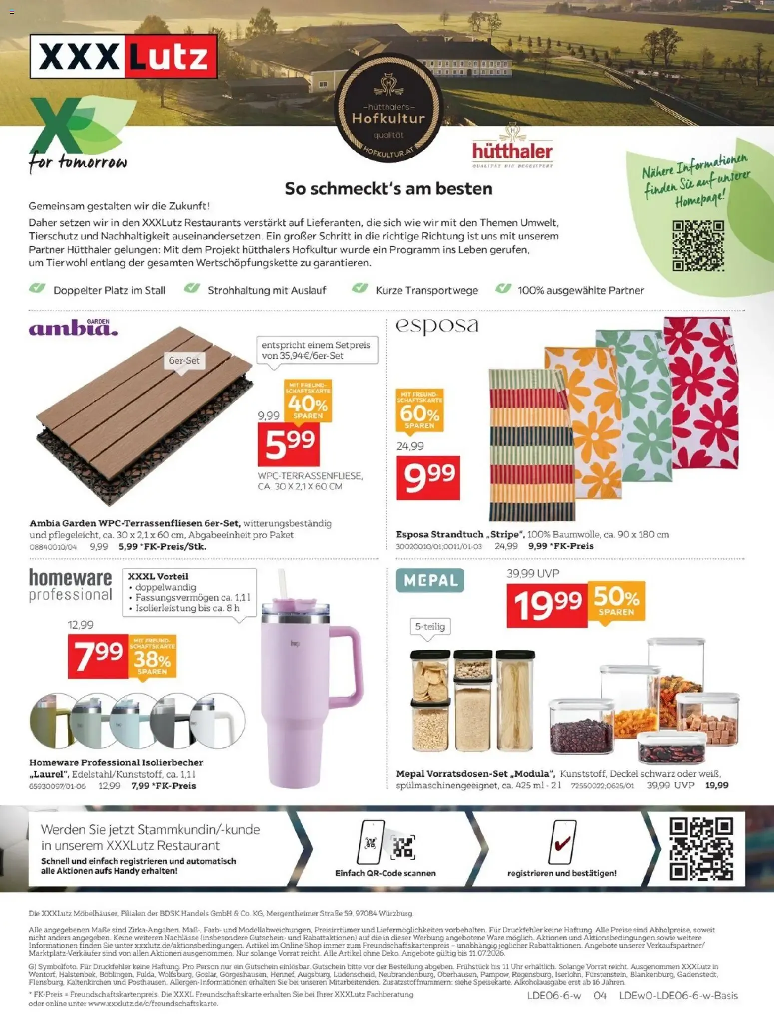 XXXL Restaurant WM-Schnitzel Angebot von 25. Juni bis 11. Juli 2026 - Prospekt seite 16