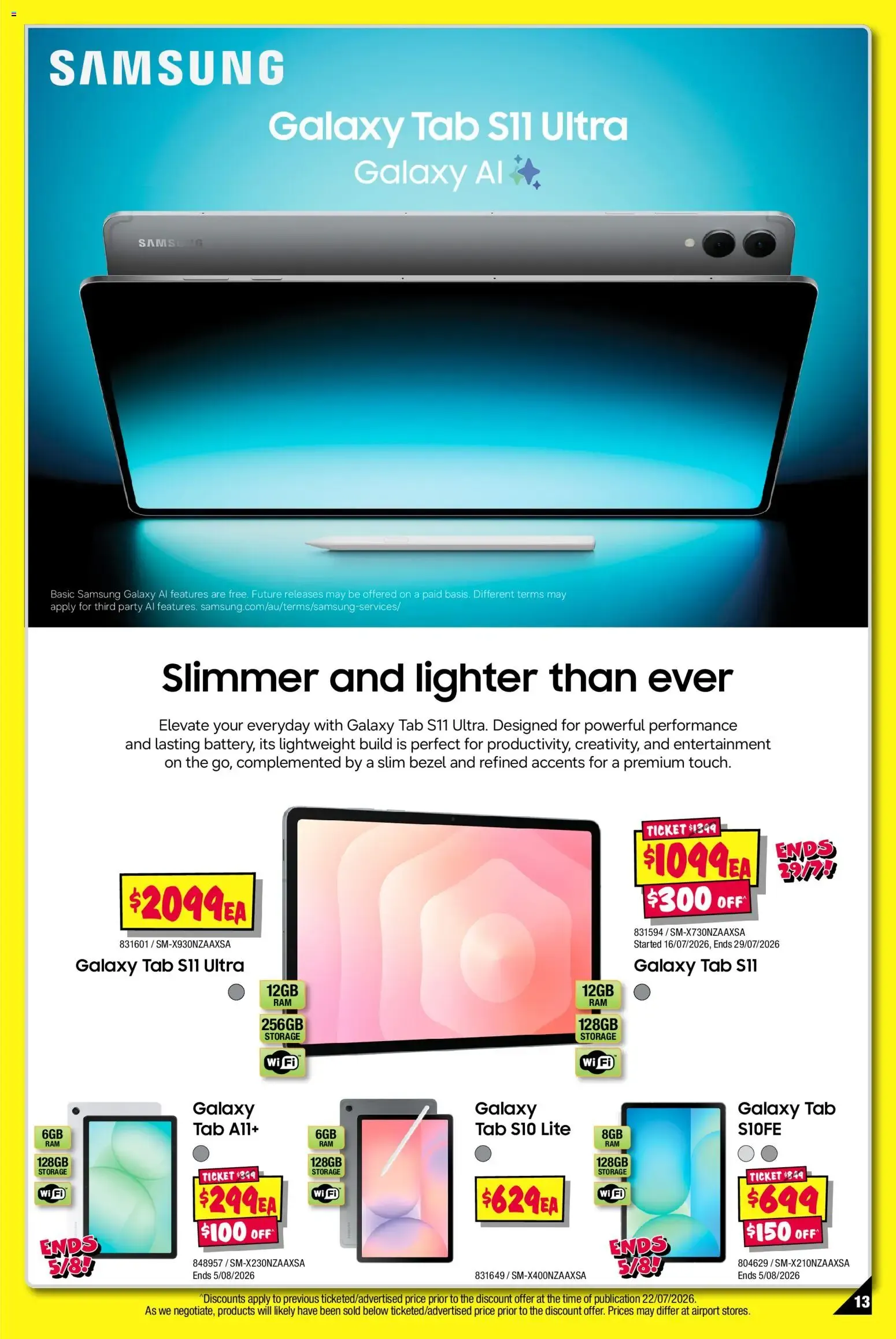 JB Hi-Fi Samsung Galaxy Z Fold8 Ultra | Fold8 Pre-order - Catalogue valid from 23 July to 13 August 2026 - page 13