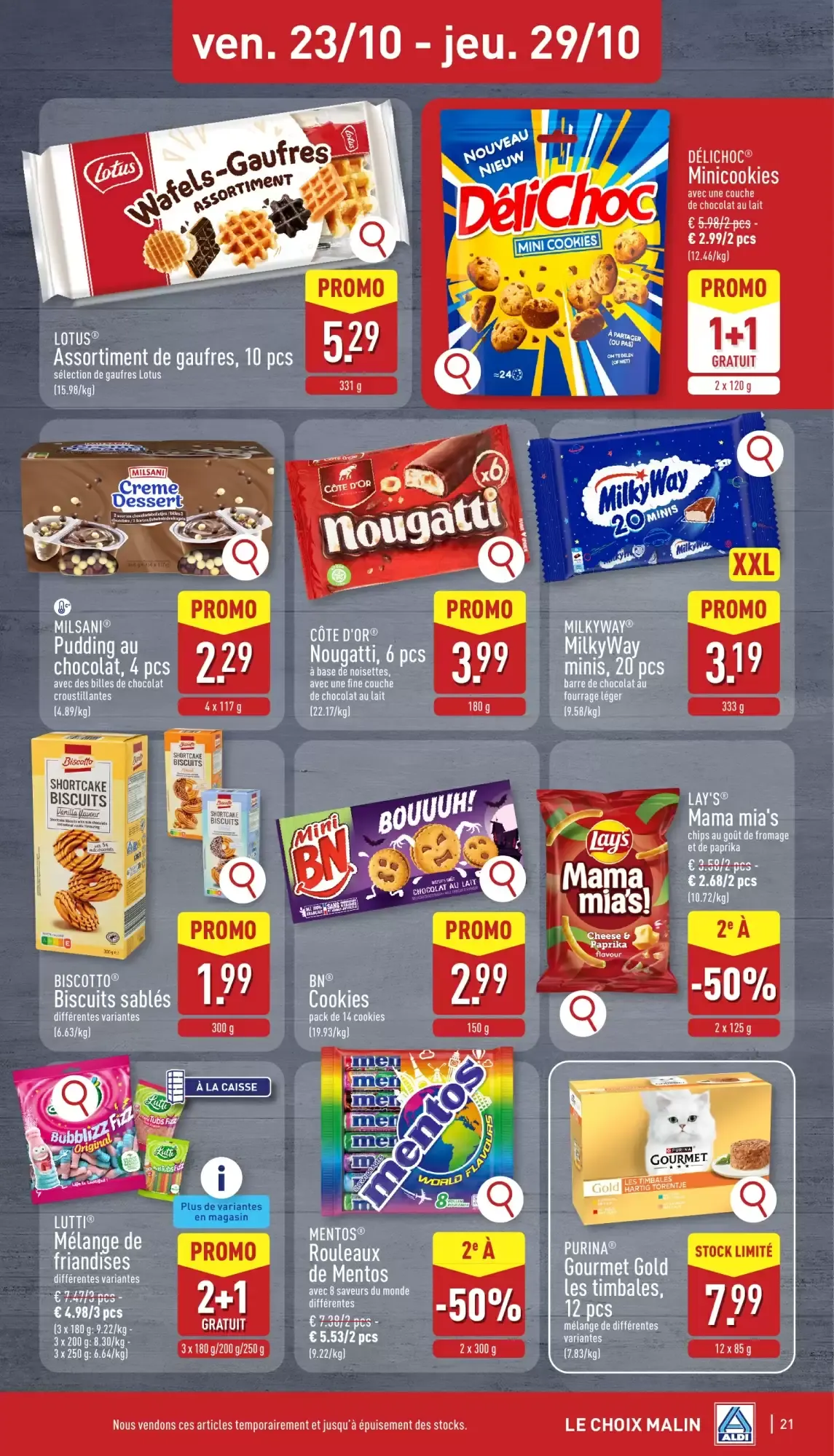 Dépliant ALDI du 19 au 24 Octobre van 19 oktober tot 24 oktober 2026 - folder pagina 21
