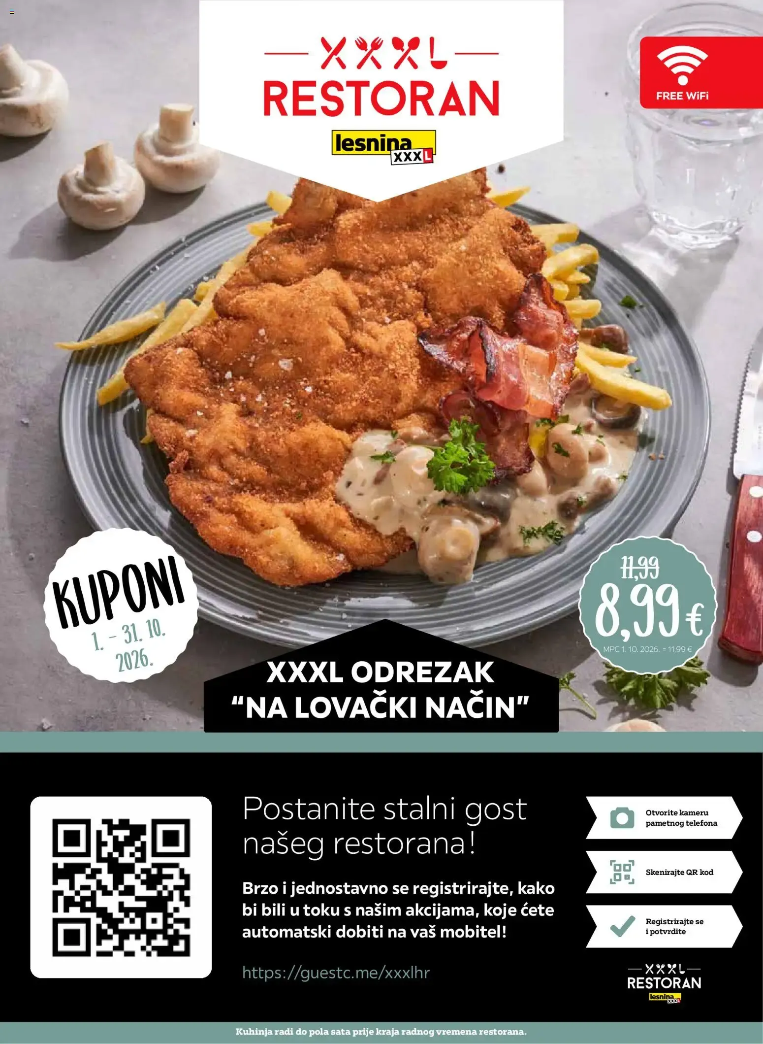 Katalog Lesnina Kuponi za restoran Lesnina Zagreb East, Pula, Rijeka, Split i Zadar novi od 01.10.2026 na listanje > letak digitalni od 1. listopada do 31. listopada 2026. - Pregled Stranica 2
