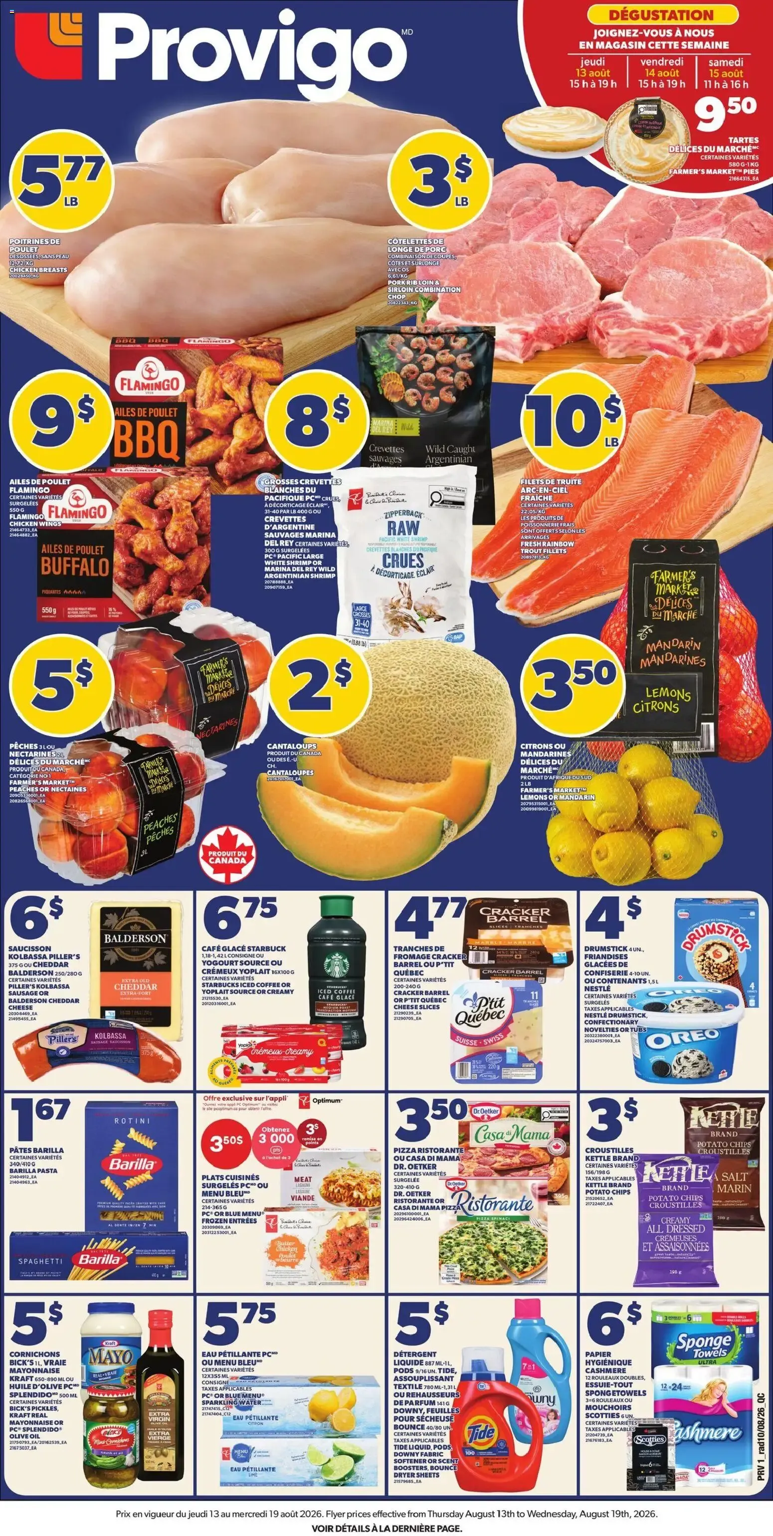 Provigo weekly flyer / circulaire from Aug 13, 2026 > weekly specials & deals from August 13 to August 19 2026 - flyer page 2