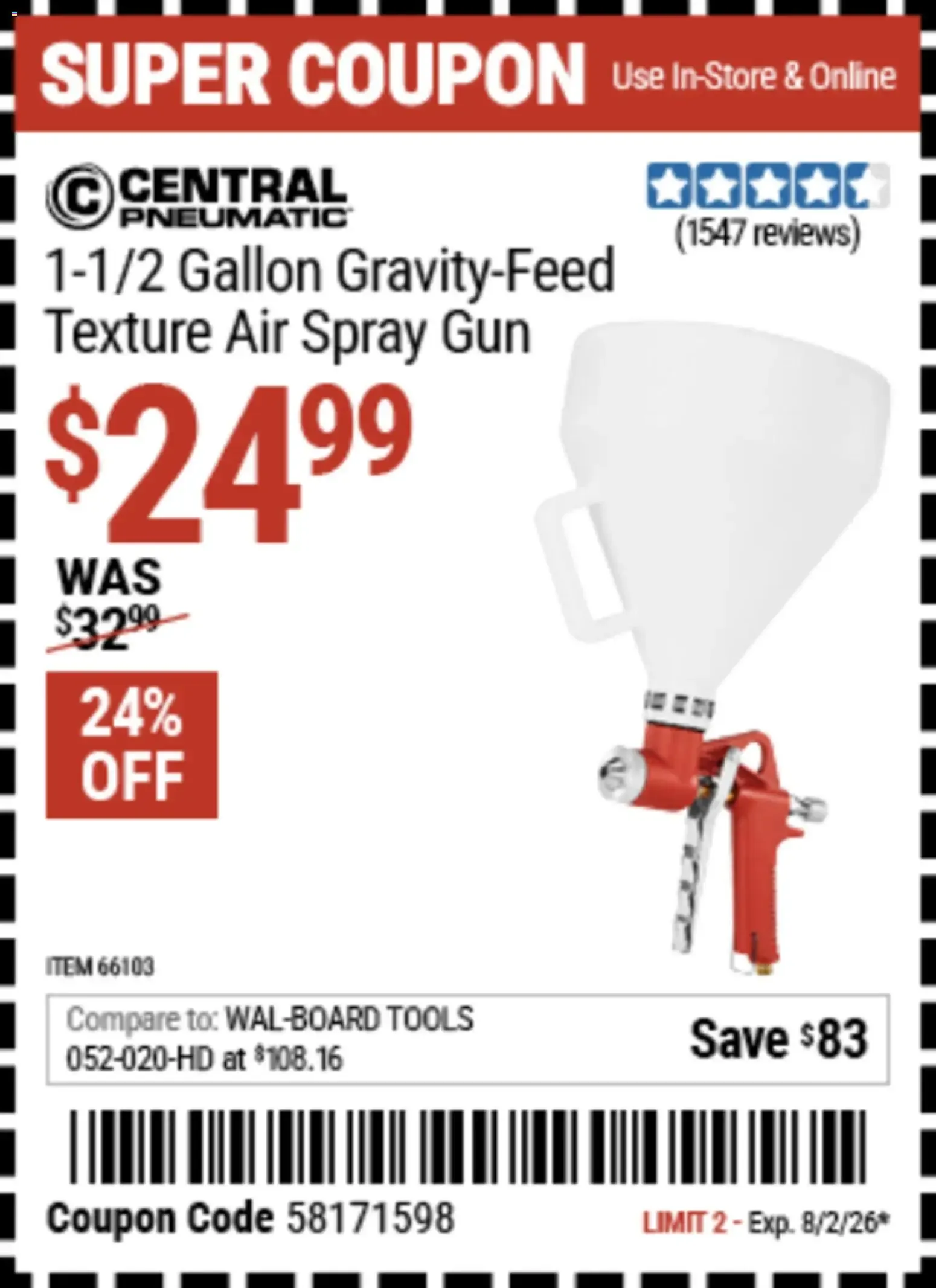 Weekly ad Harbor Freight Coupon Deals from July 20 to August 2 2026 - Page 5