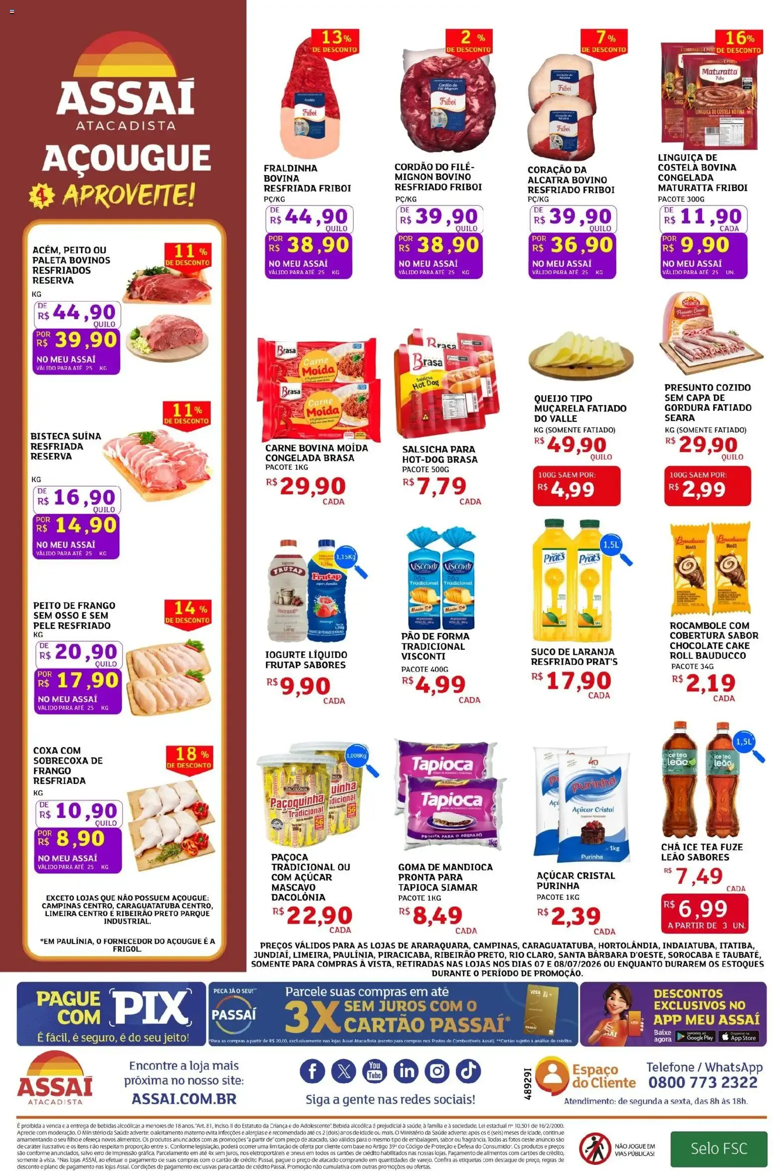 Encarte de Assaí Atacadista: 3ª e 4ª Feirassai - Ofertas de Hortifrúti 7 de julho até 8 de julho 2026 - Pagina 2
