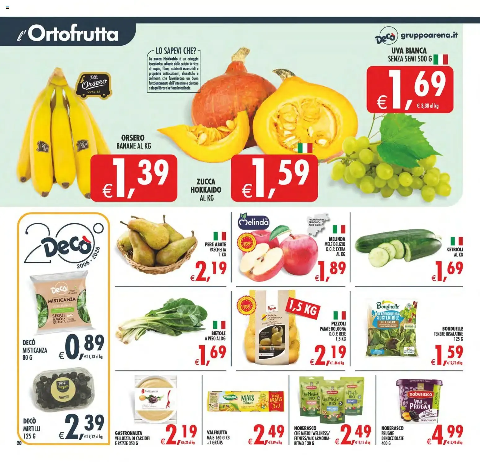Nuovo Decò volantino Maxistore, Supermercati Lipari dal 13/10/2026 > offerte anteprima 🛍️ da 13 ottobre a 22 ottobre di 2026 - Pagina del volantino 20