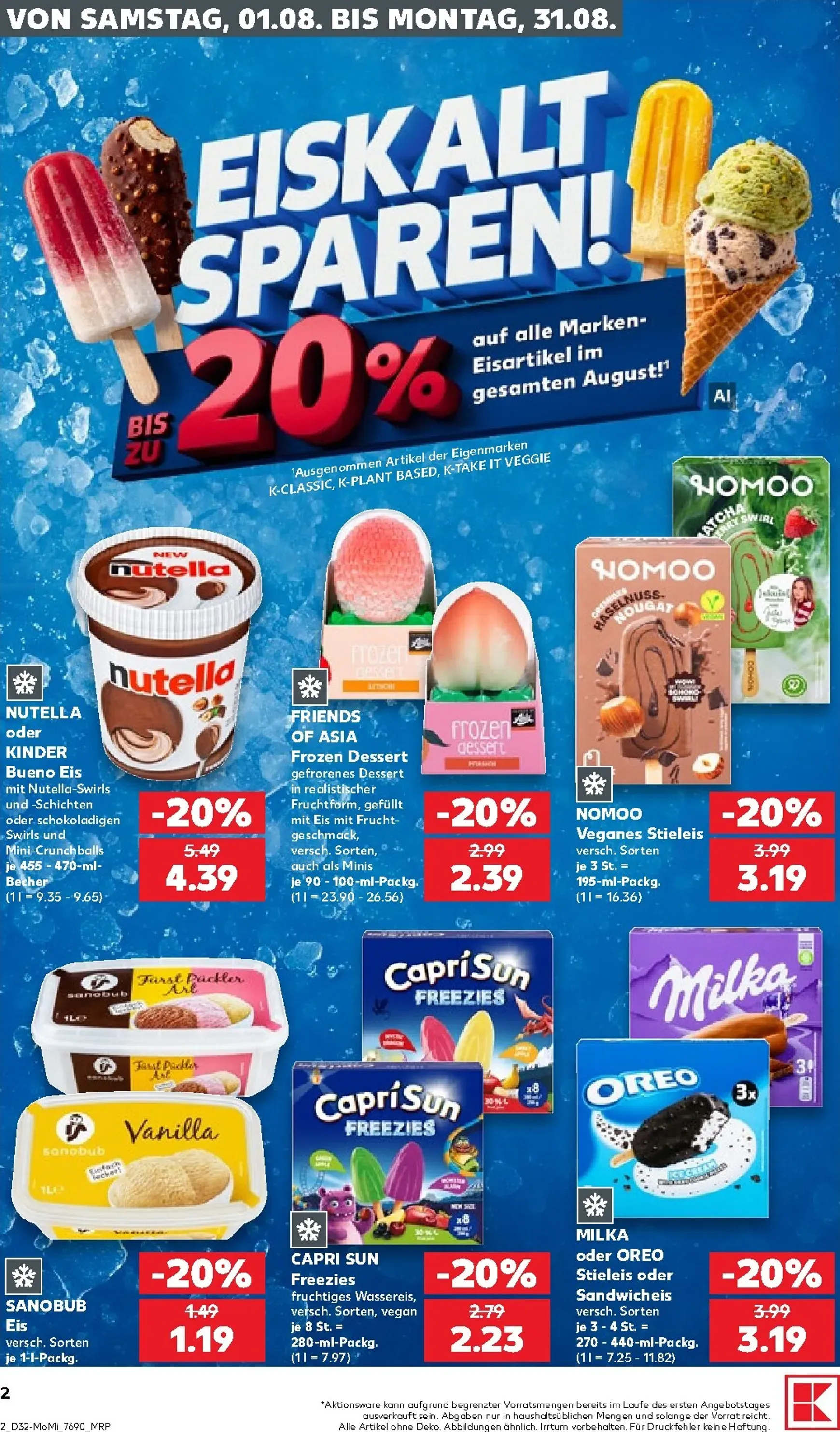 Kaufland - Richtig Sparen Prospekt nächste Woche – von Montag 03.08.2026 bis Mittwoch 05.08.2026 von 3. August bis 5. August 2026 - Prospekt seite 2