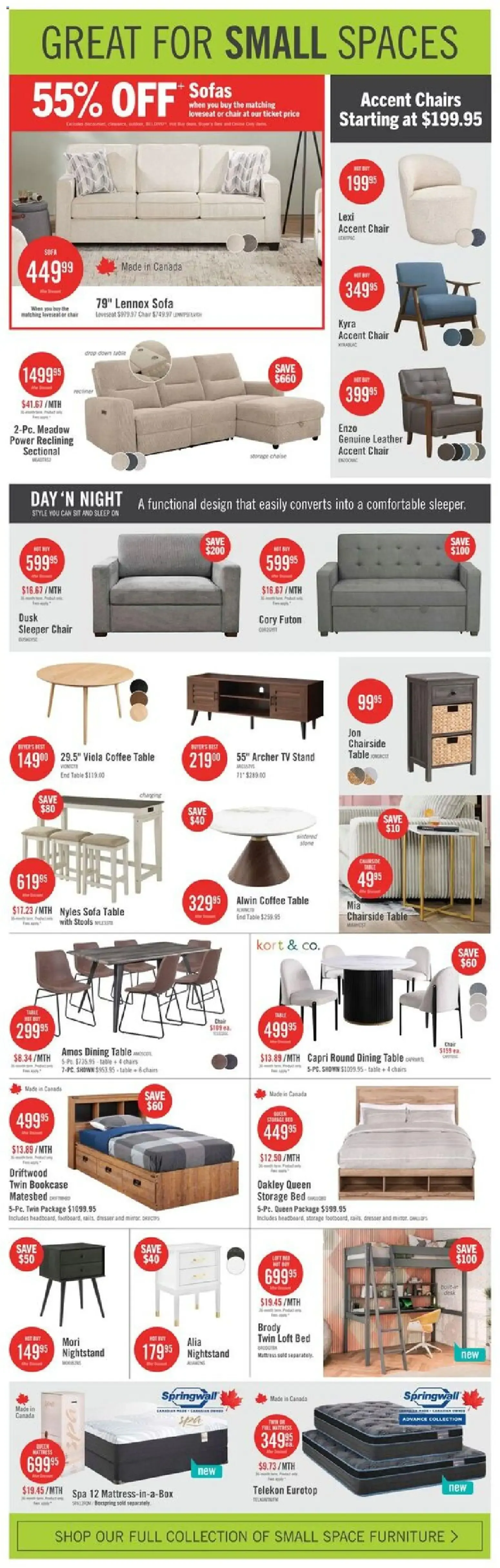 The Brick weekly flyer / circulaire from Jun 22, 2026 > weekly specials & deals from June 27 to June 28 2026 - flyer page 10