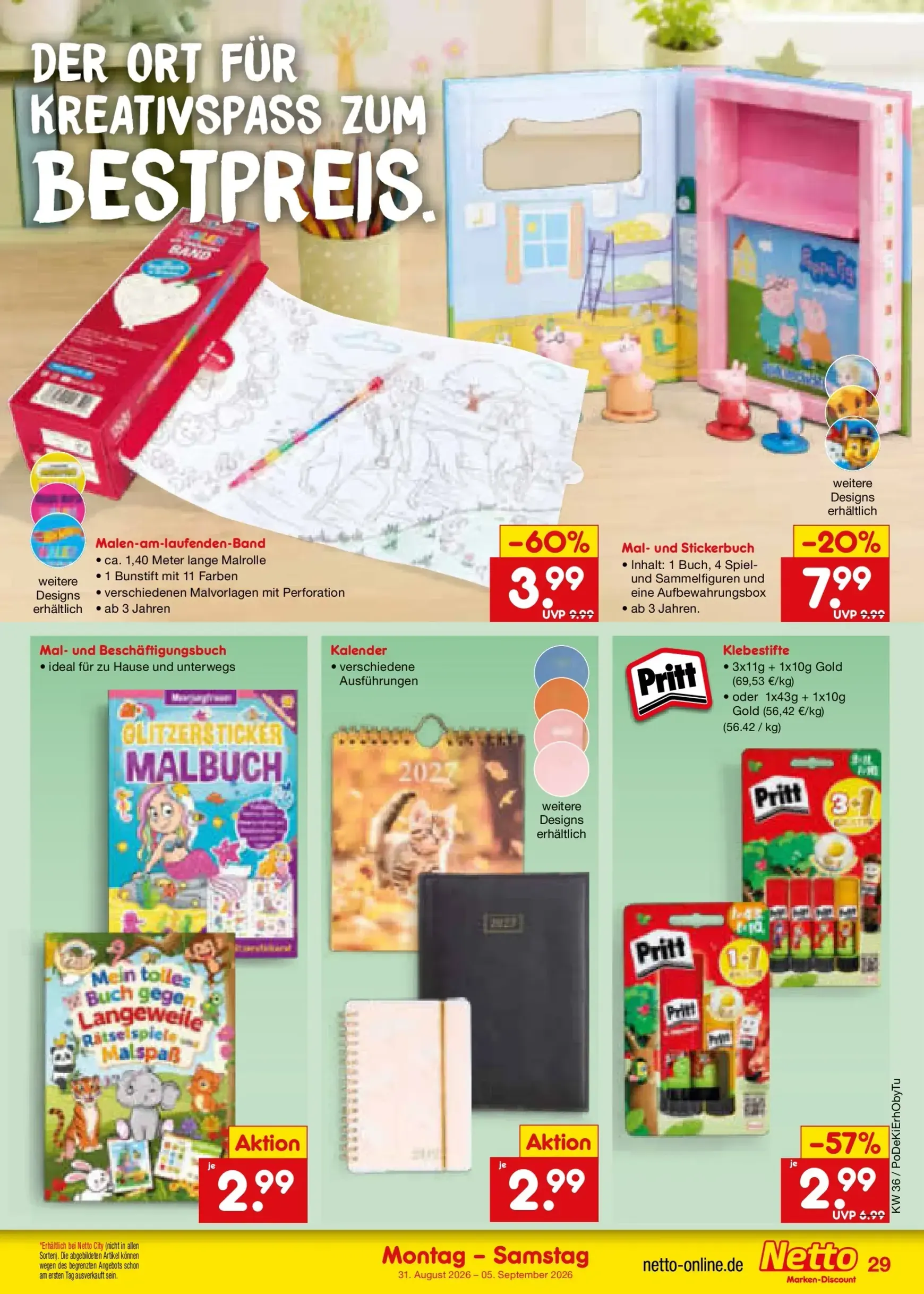 Netto Marken Discount Prospekt – von Montag 31.08.2026 bis Samstag 05.09.2026 von 31. August bis 5. September 2026 - Prospekt seite 40