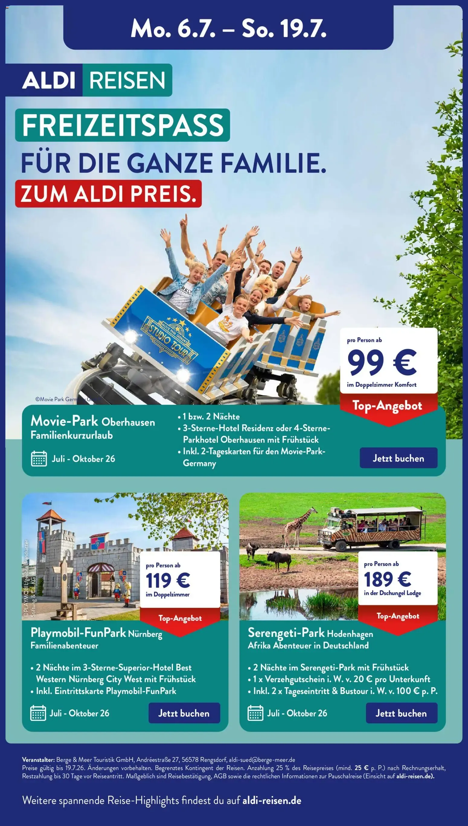 Aldi Süd Tiefpreis-Highlight von 13. Juli bis 18. Juli 2026 - Prospekt seite 20