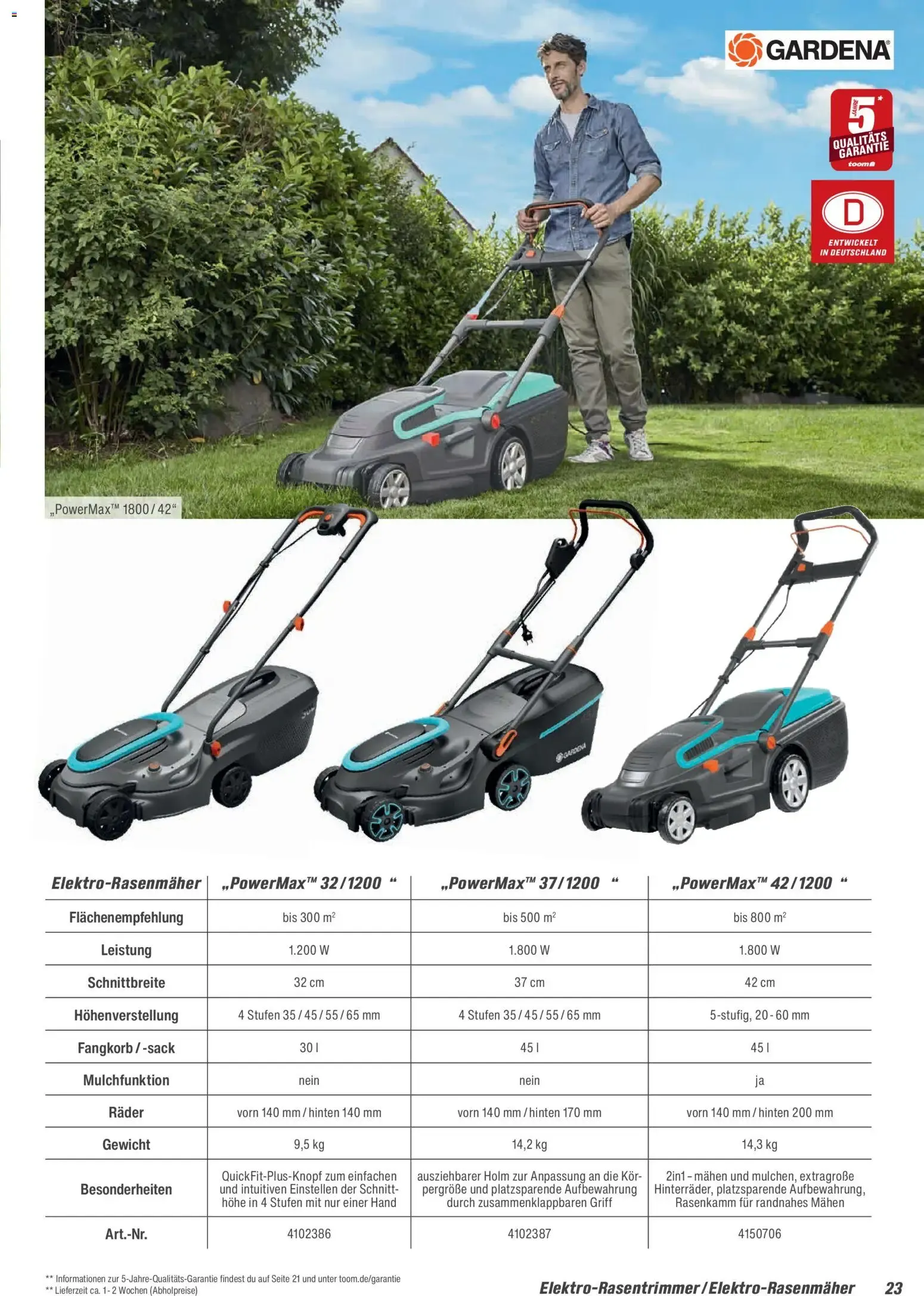 Toom Baumarkt Gartenpflege & Teich 2026 (ab 20.02.2026) zum Blättern von 20. Februar bis 30. Juni 2026 - Prospekt seite 23