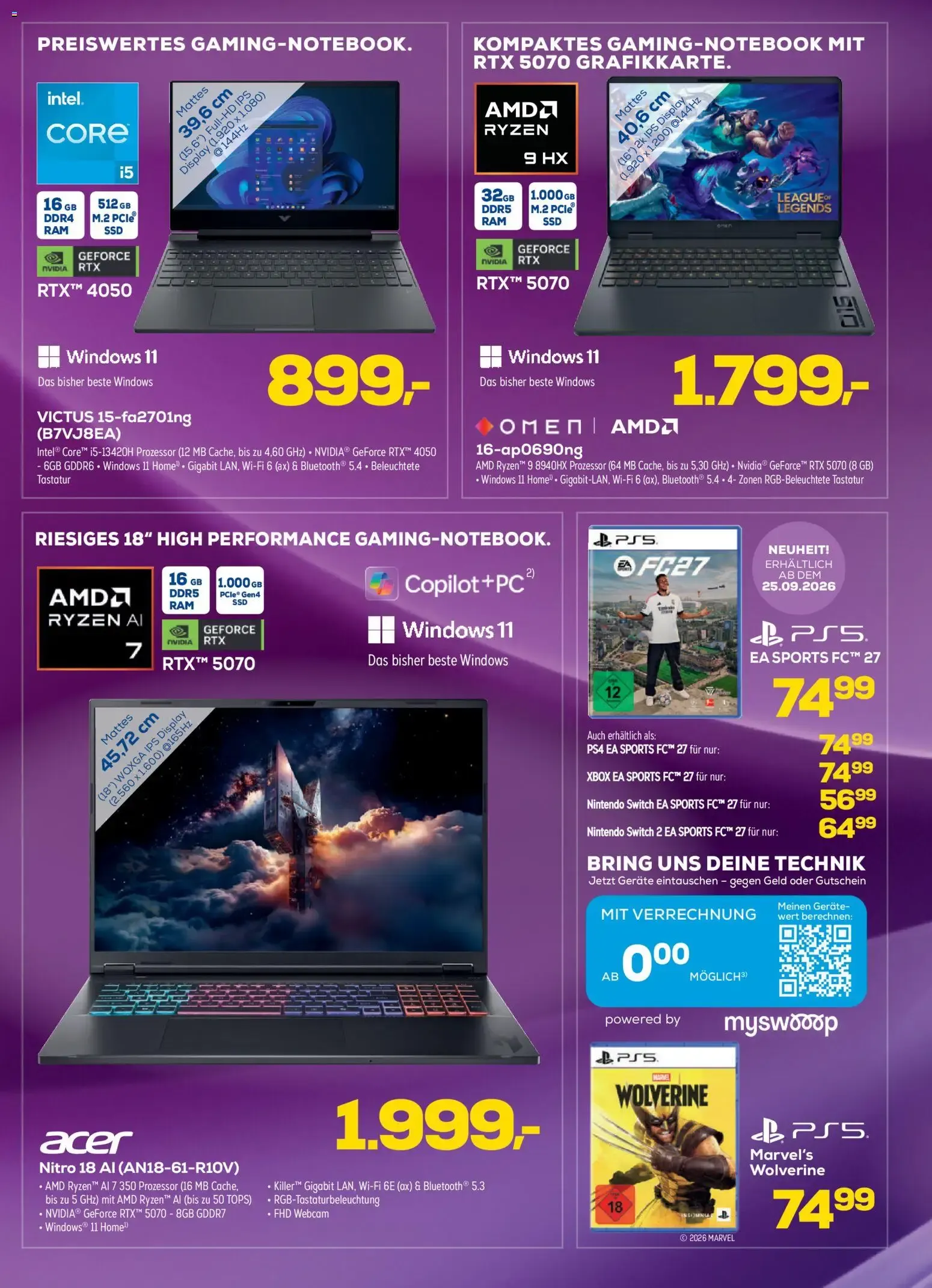 Euronics PC-Flyer KW 39 von 23. September bis 4. Oktober 2026 - Prospekt seite 10