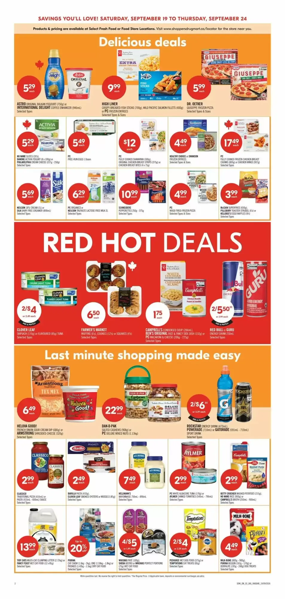 Shoppers Drug Mart flyer week 38 from September 19 to September 24 2026 - flyer page 8