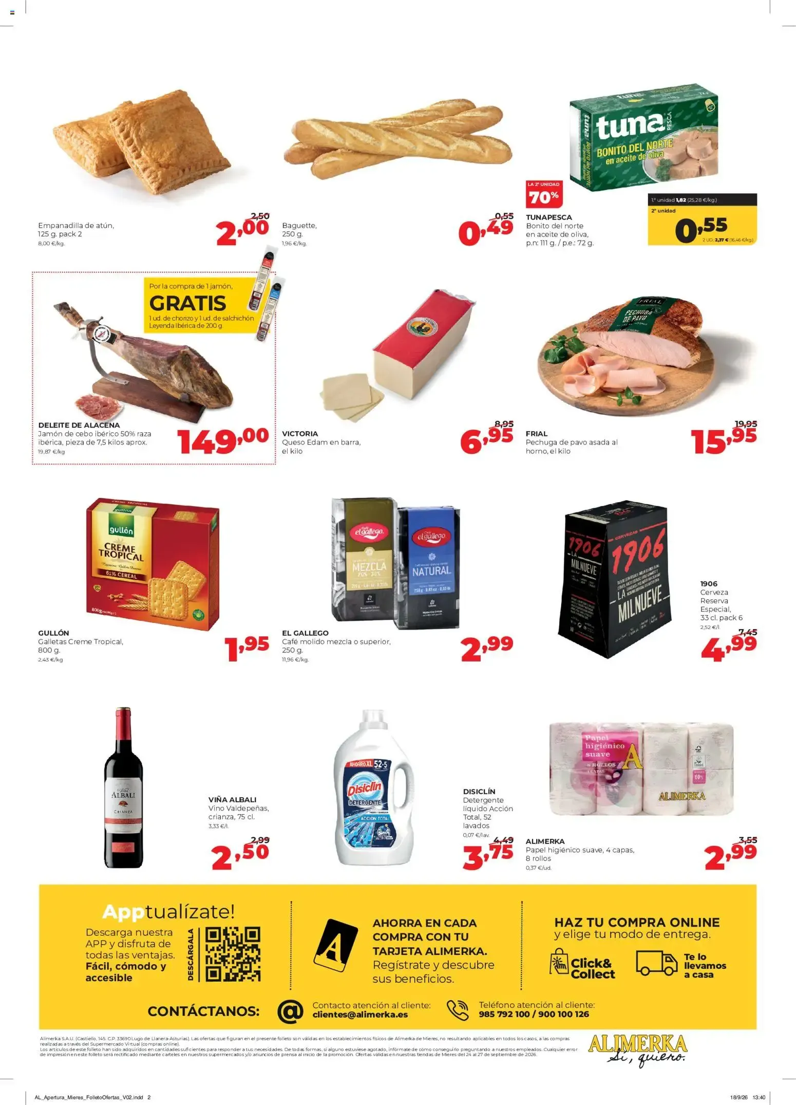 Catálogo de Alimerka Apertura Mieres del 24/09/2026 | Catálogo 24 de septiembre al 27 de septiembre 2026 - Página 2