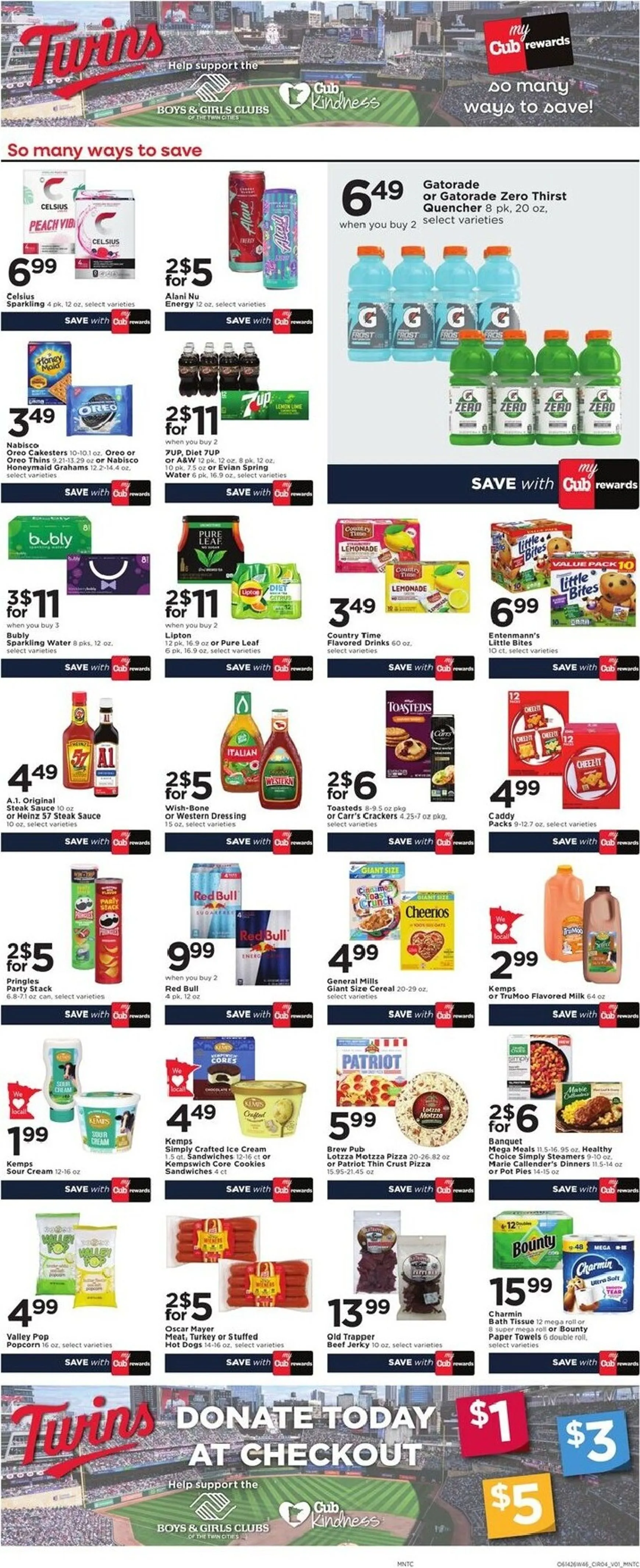 Weekly ad Current Cub leaflet valid from Sunday 06/14/2026 to Saturday 06/20/2026 from June 14 to June 20 2026 - Page 6