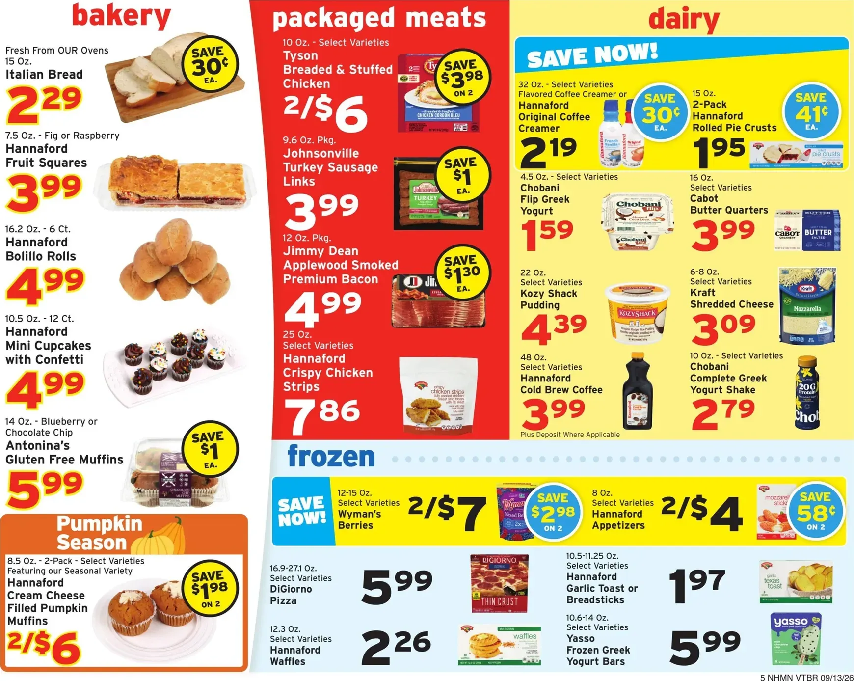 Weekly ad Current Hannaford leaflet valid from Sunday 09/13/2026 to Saturday 09/19/2026 from September 13 to September 19 2026 - Page 5