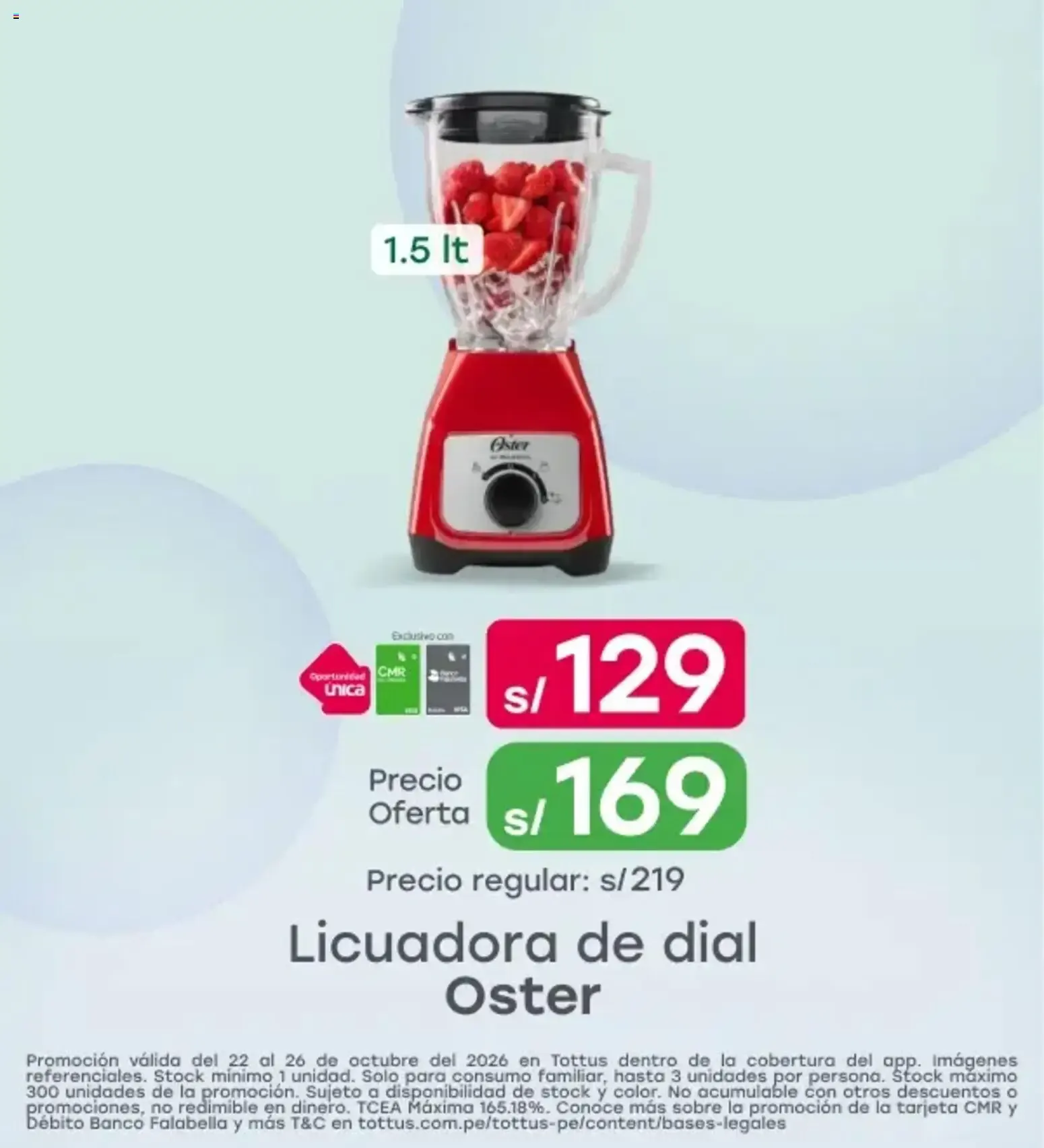 Catalogo de Tottus: Refrigeradora SBS Electrolux 22 de octubre al 26 de octubre 2026 - Pag 5