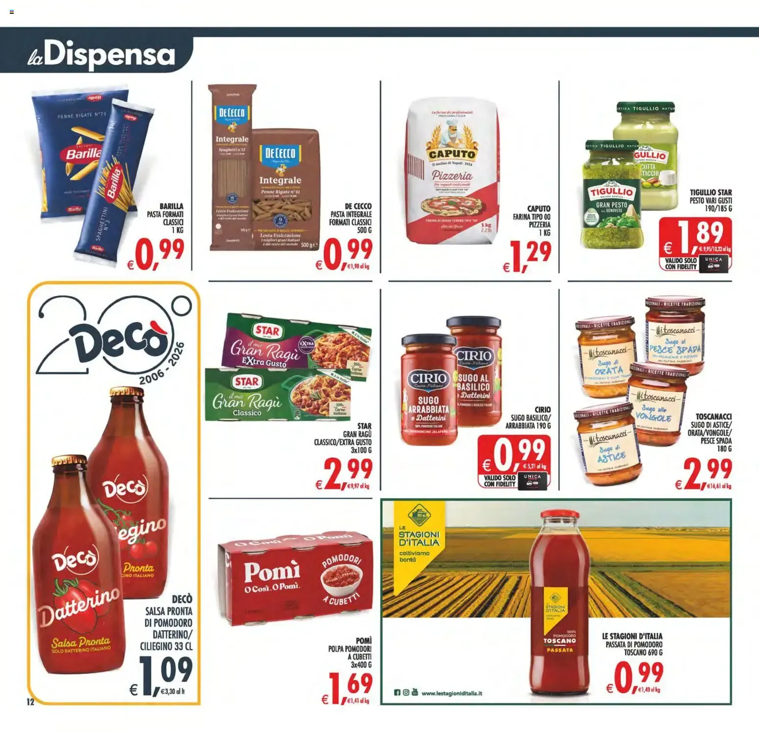 Nuovo Decò volantino Maxistore, Supermercati Lipari dal 31/07/2026 > offerte anteprima 🛍️ da 31 luglio a 10 agosto di 2026 - Pagina del volantino 12
