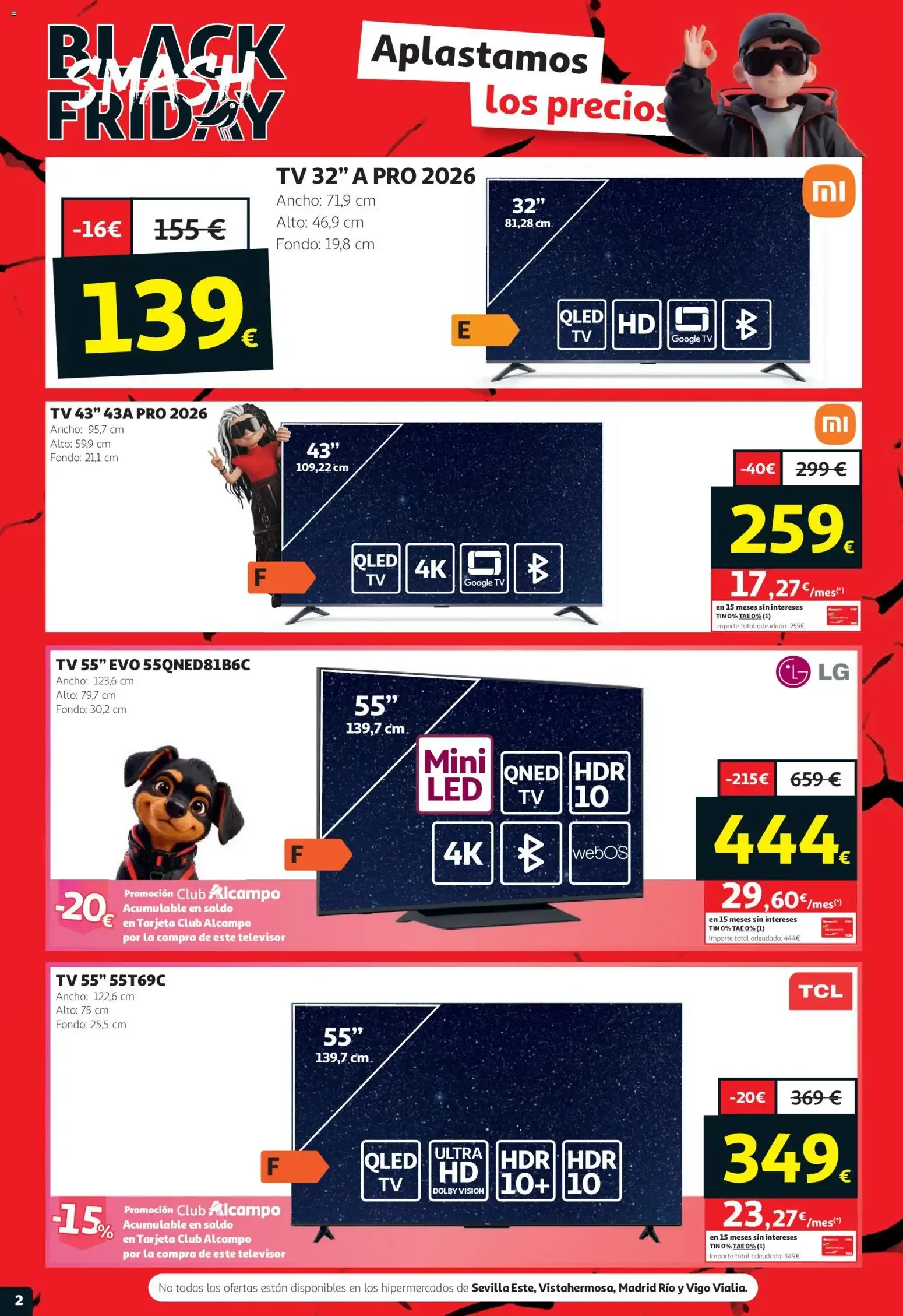 Catálogo de Alcampo BLACK FRIDAY folleto de 05/11/2026 5 de noviembre al 18 de noviembre 2026 - Página 2