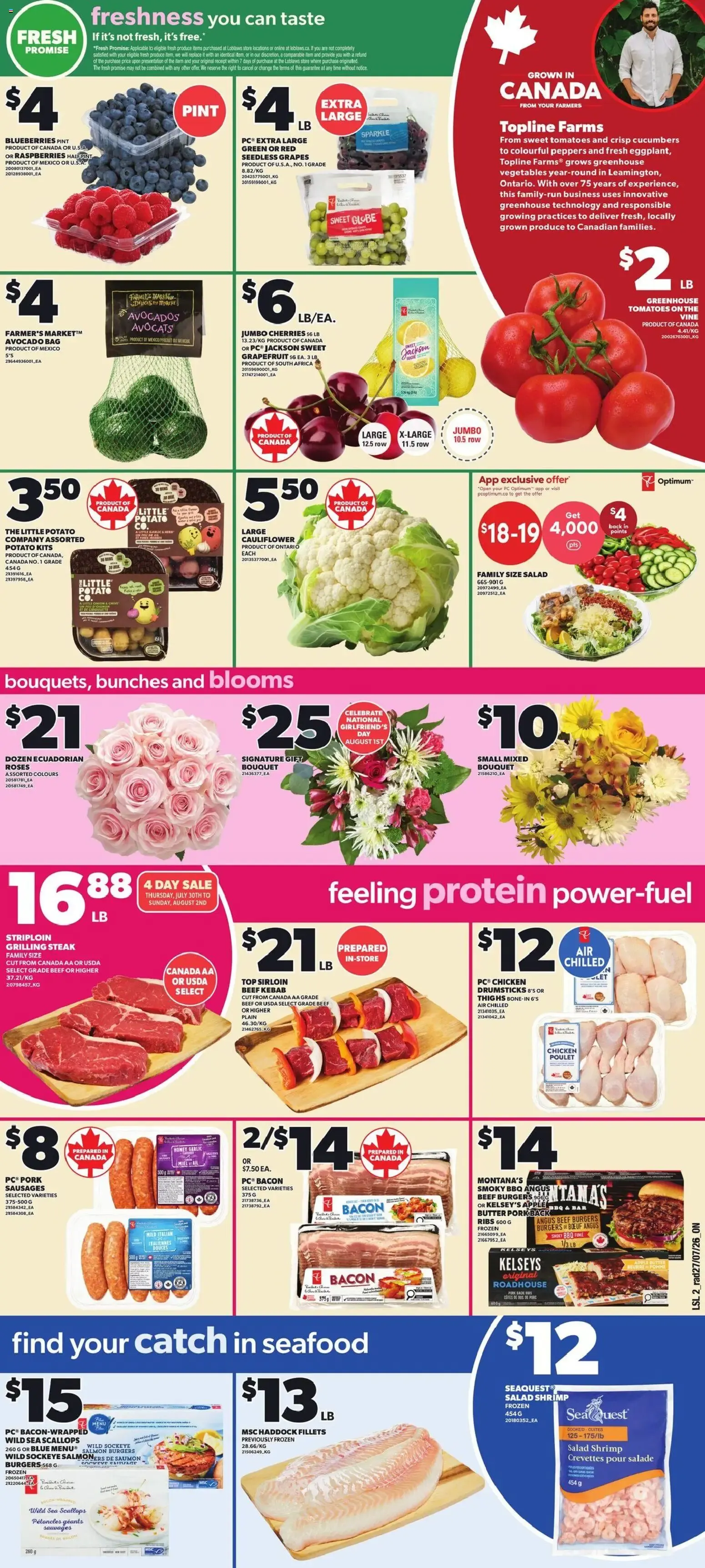 Loblaws weekly flyer / circulaire from Jul 30, 2026 > weekly specials & deals from July 30 to August 5 2026 - flyer page 3