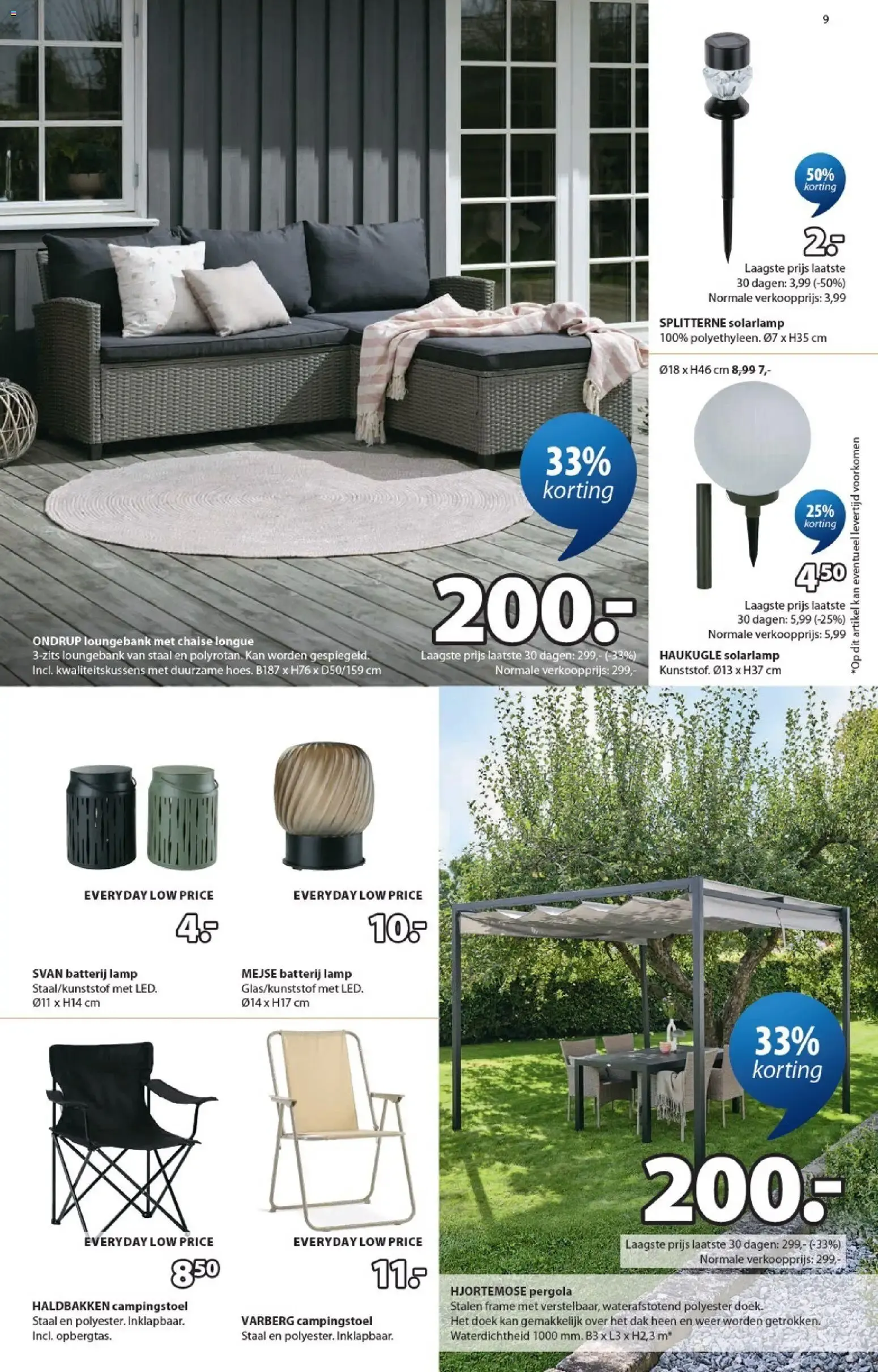 JYSK Scandinavian Sleeping & Living - SALE van 22 juni tot 5 juli 2026 - Folder pagina 9