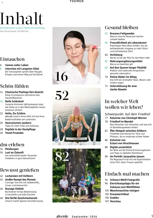 dm Magazin alverde von 1. September bis 30. September 2026 - Prospekt seite 5