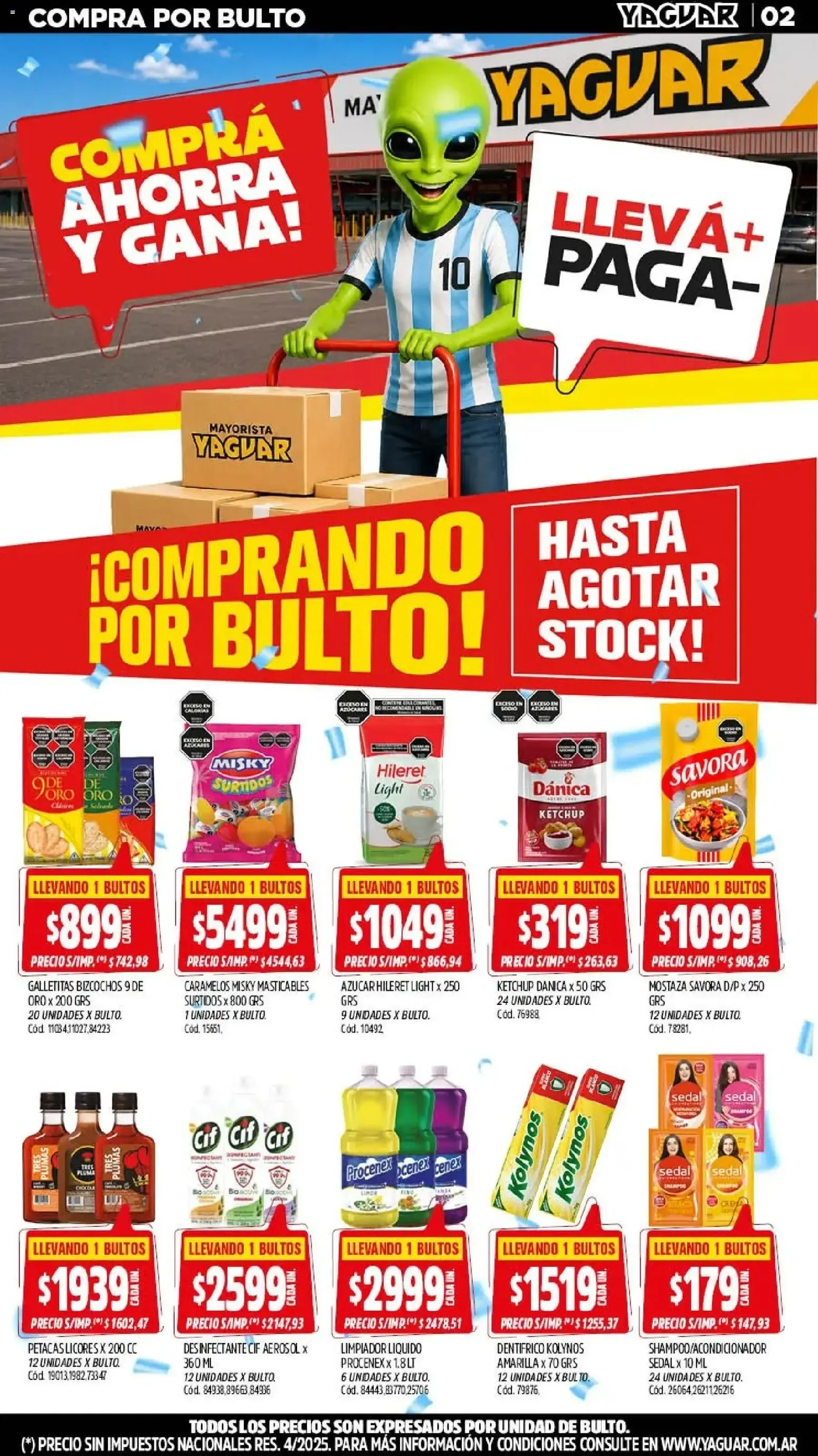 Ofertas de Mayorista Yaguar - Precios de Otro Planeta 6 de julio al 12 de julio 2026 - Página 3 del catálogo