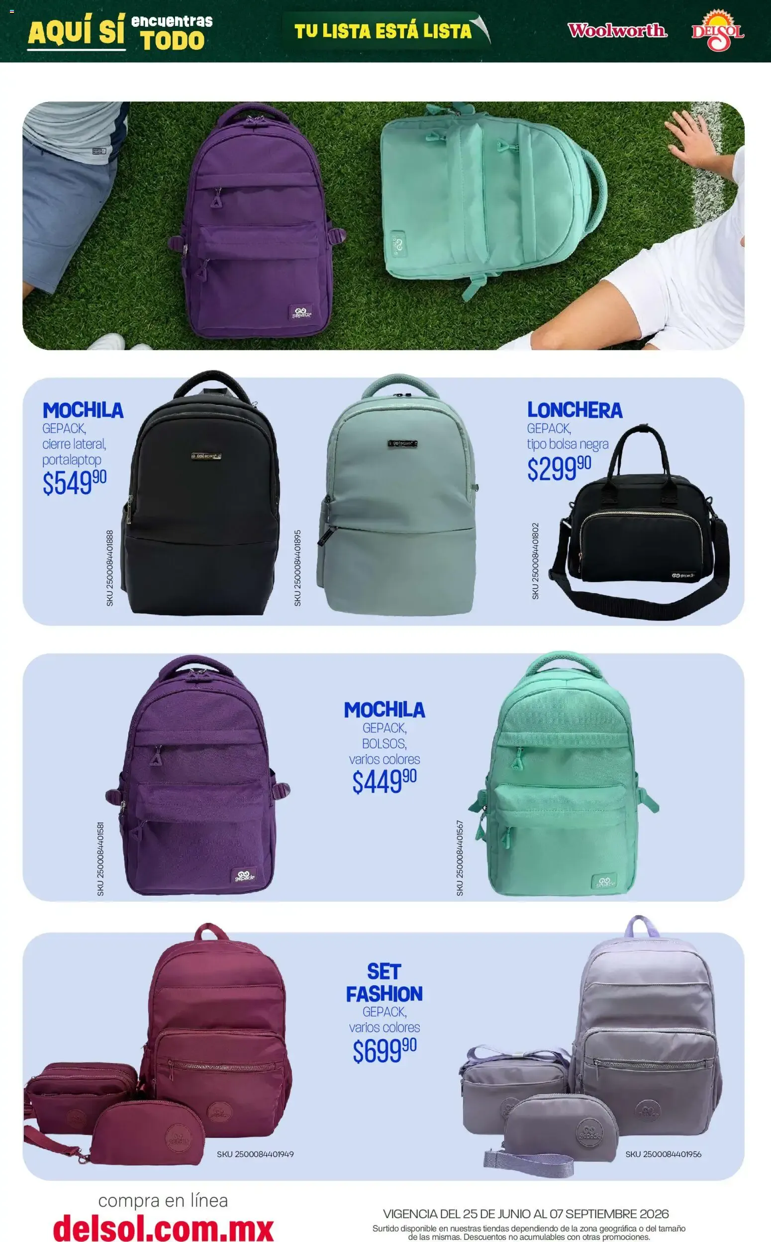 Catálogo de Del Sol y Woolworth catálogo Back To School (25/06/2026 - 07/09/2026) - catálogo en línea 25 de junio al 7 de septiembre 2026 - Pagina 59