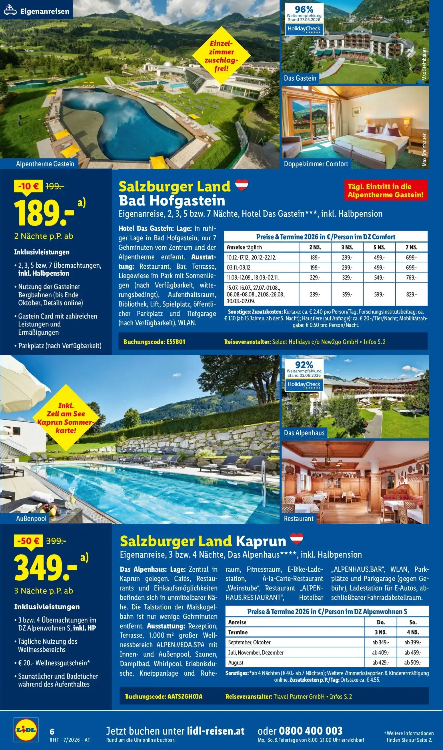 Lidl Traumurlaub - Buchbar von 1.7. bis 31.7. von 1. Juli bis 31. Juli 2026 - Flugblätt seite 4