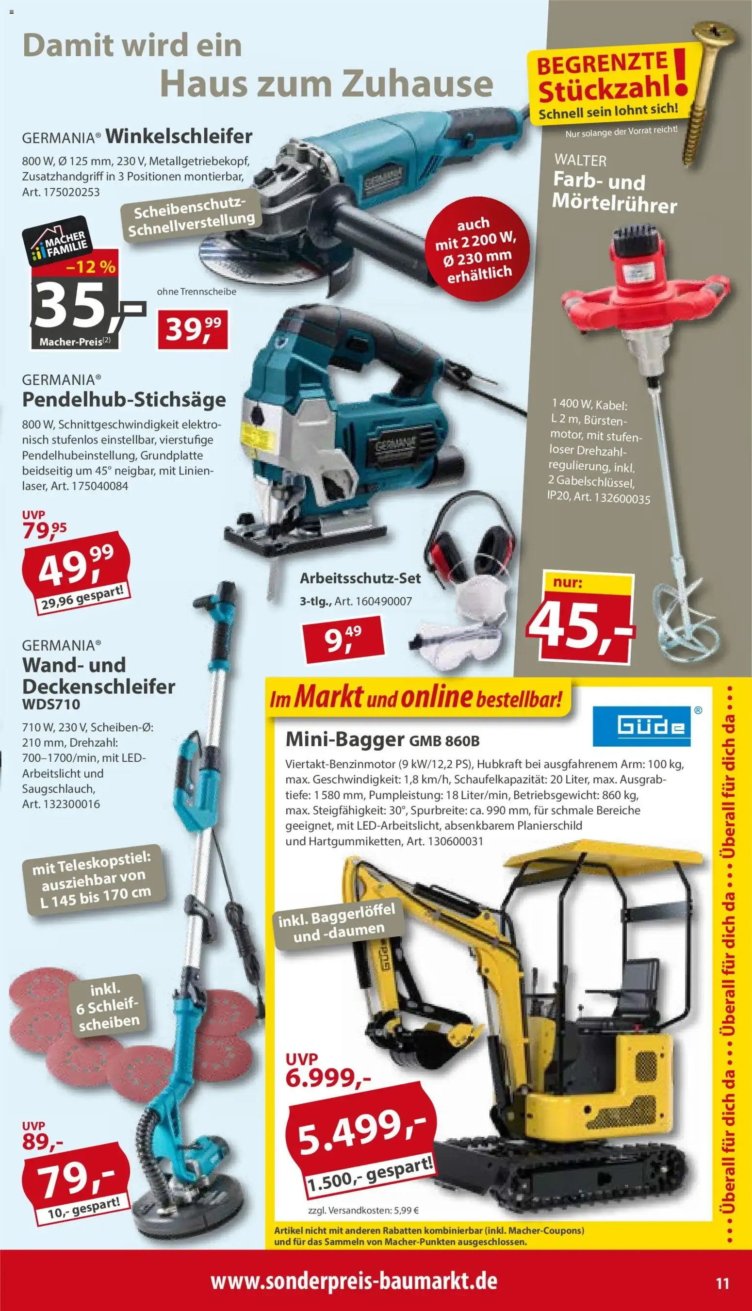 Sonderpreis Baumarkt Prospekt (ab 29.08.2026) zum Blättern von 29. August bis 4. September 2026 - Prospekt seite 11