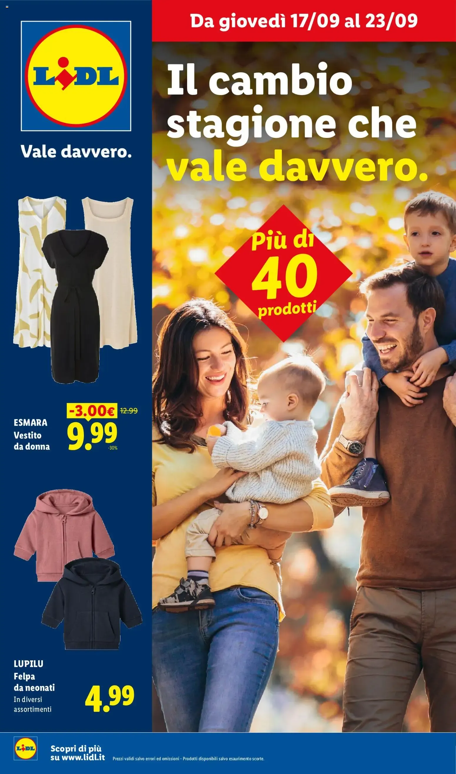 Il cambio stagione che vale davvero.