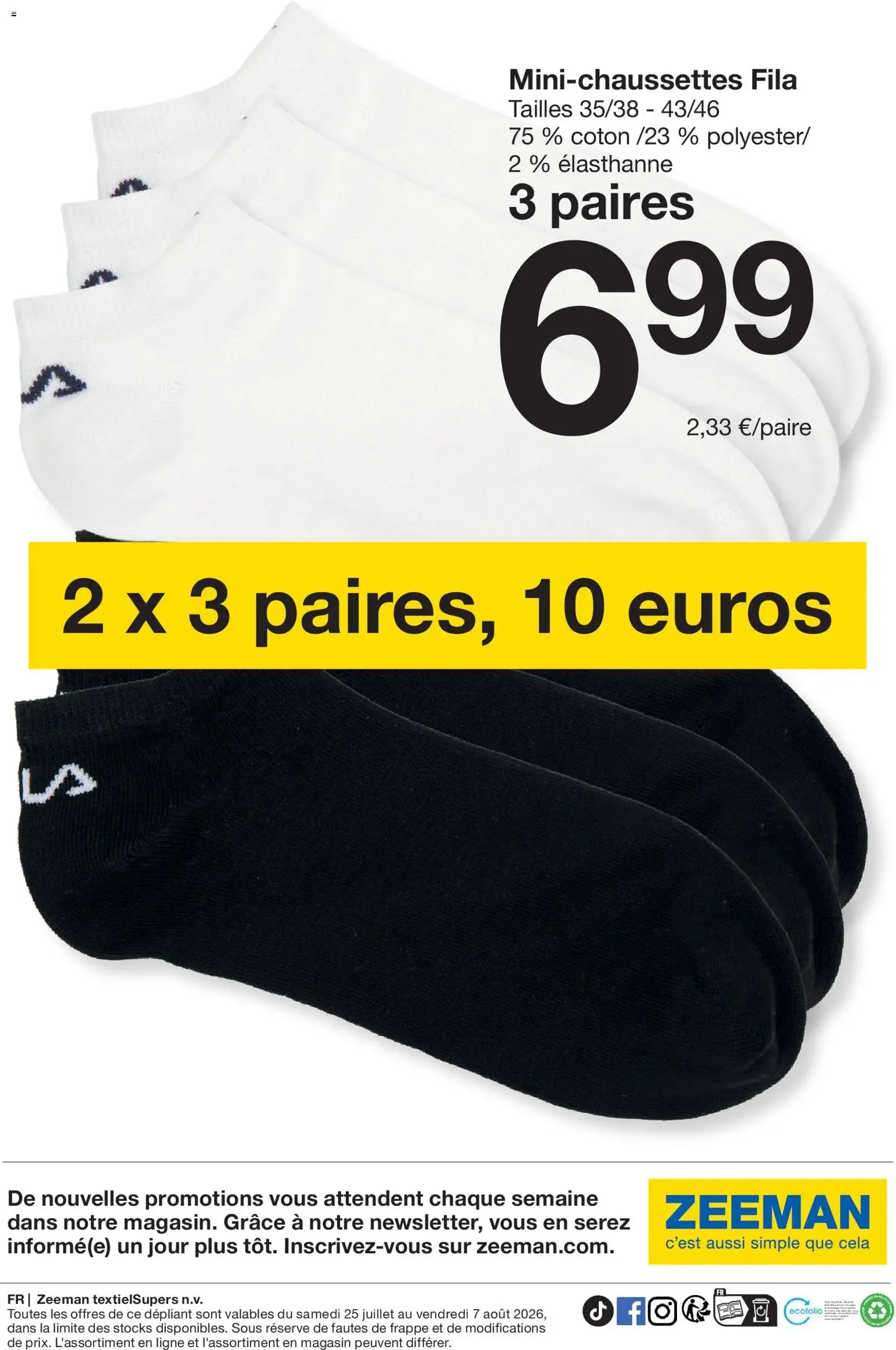 Zeeman: Cette semaine : des rayures à tout ce qu'il faut pour la maison. du 25 juillet au 7 août 2026 - Catalogue page 11