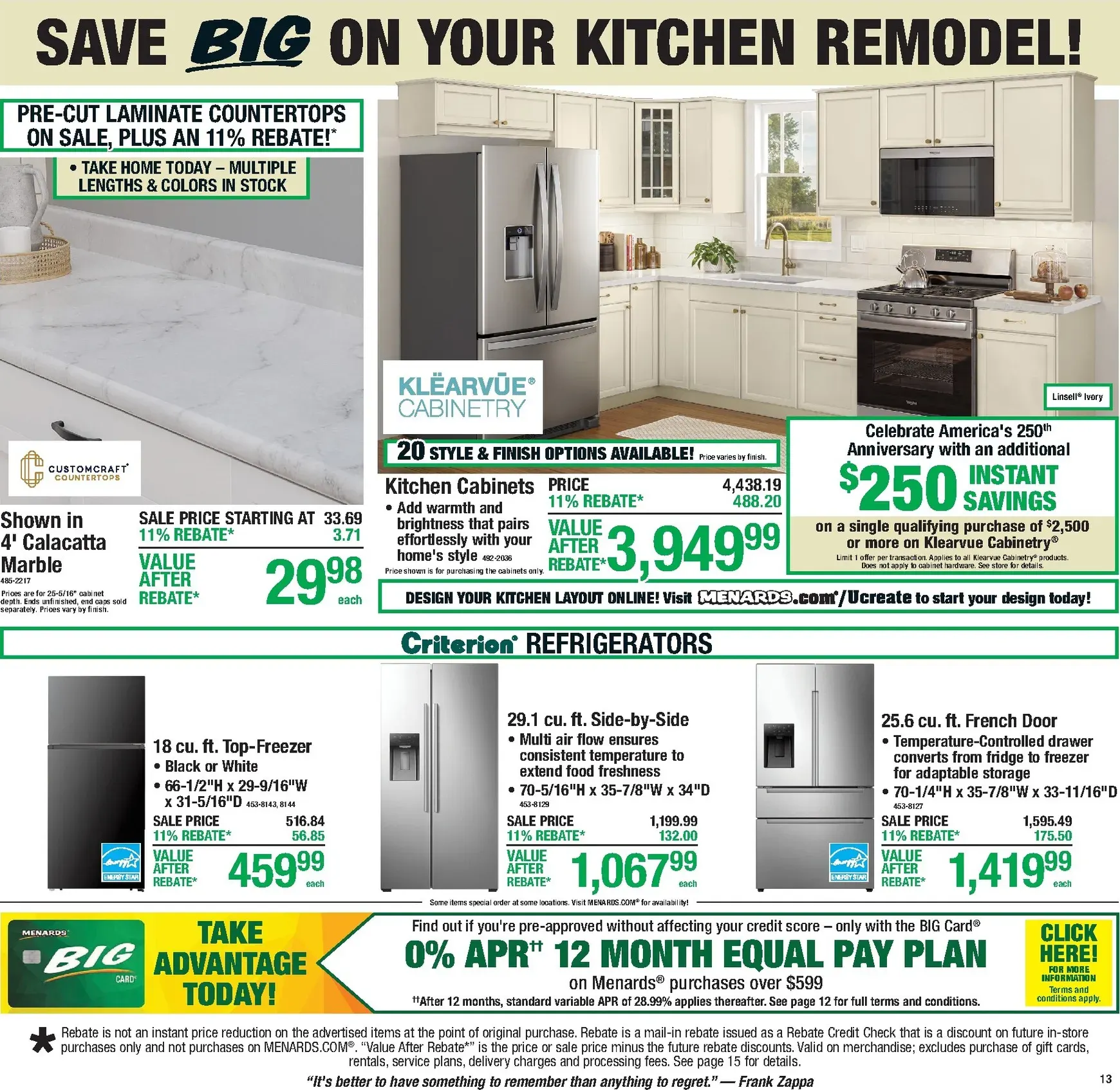 Weekly ad Current Menards - 11% Rebate Sale leaflet valid from Thursday 06/11/2026 to Sunday 06/21/2026 from June 11 to June 21 2026 - Page 18
