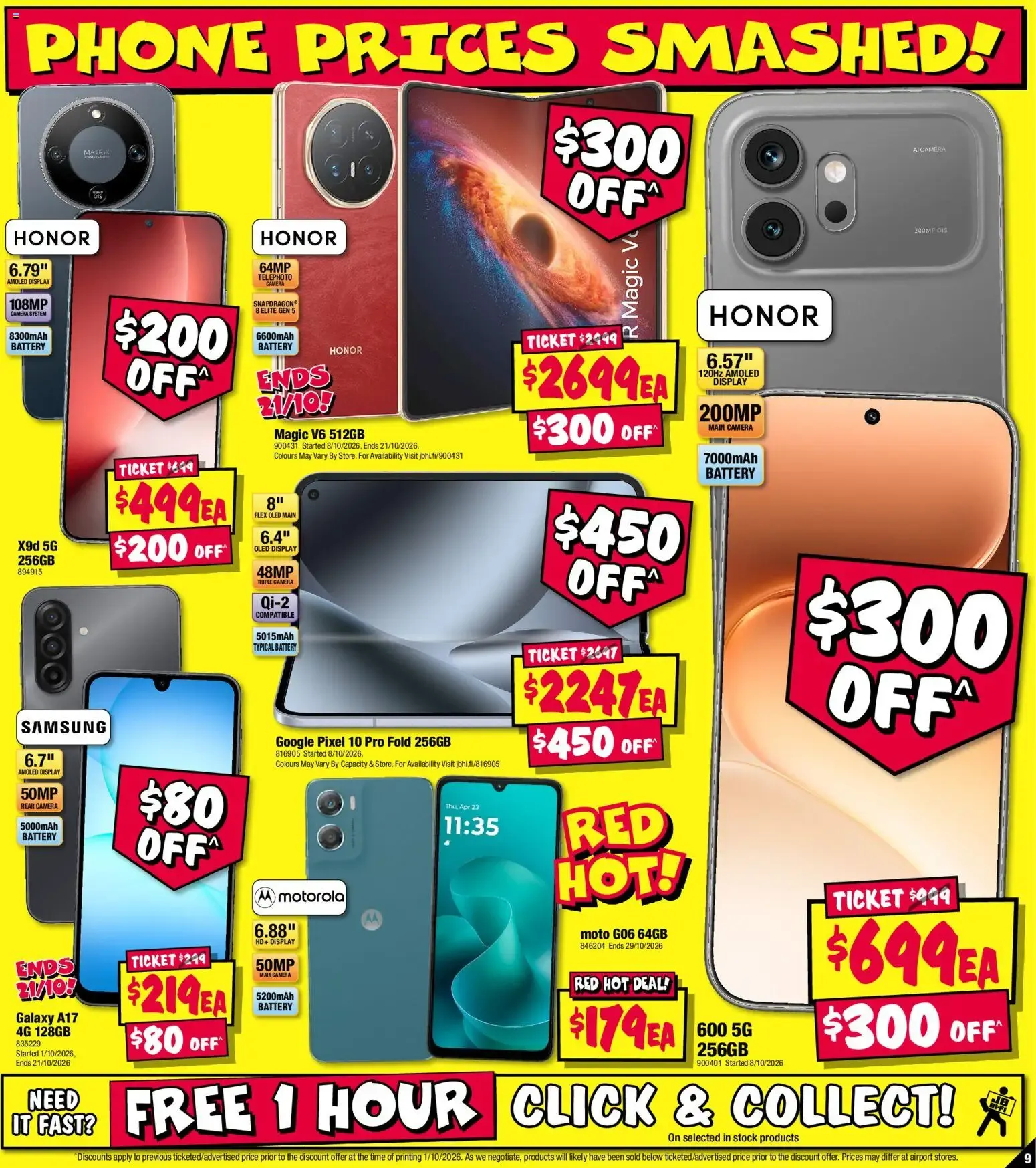 JB Hi-Fi catalogue - 15/10/2026 > weekly / monthly specials - Catalogue valid from 15 October to 28 October 2026 - page 9