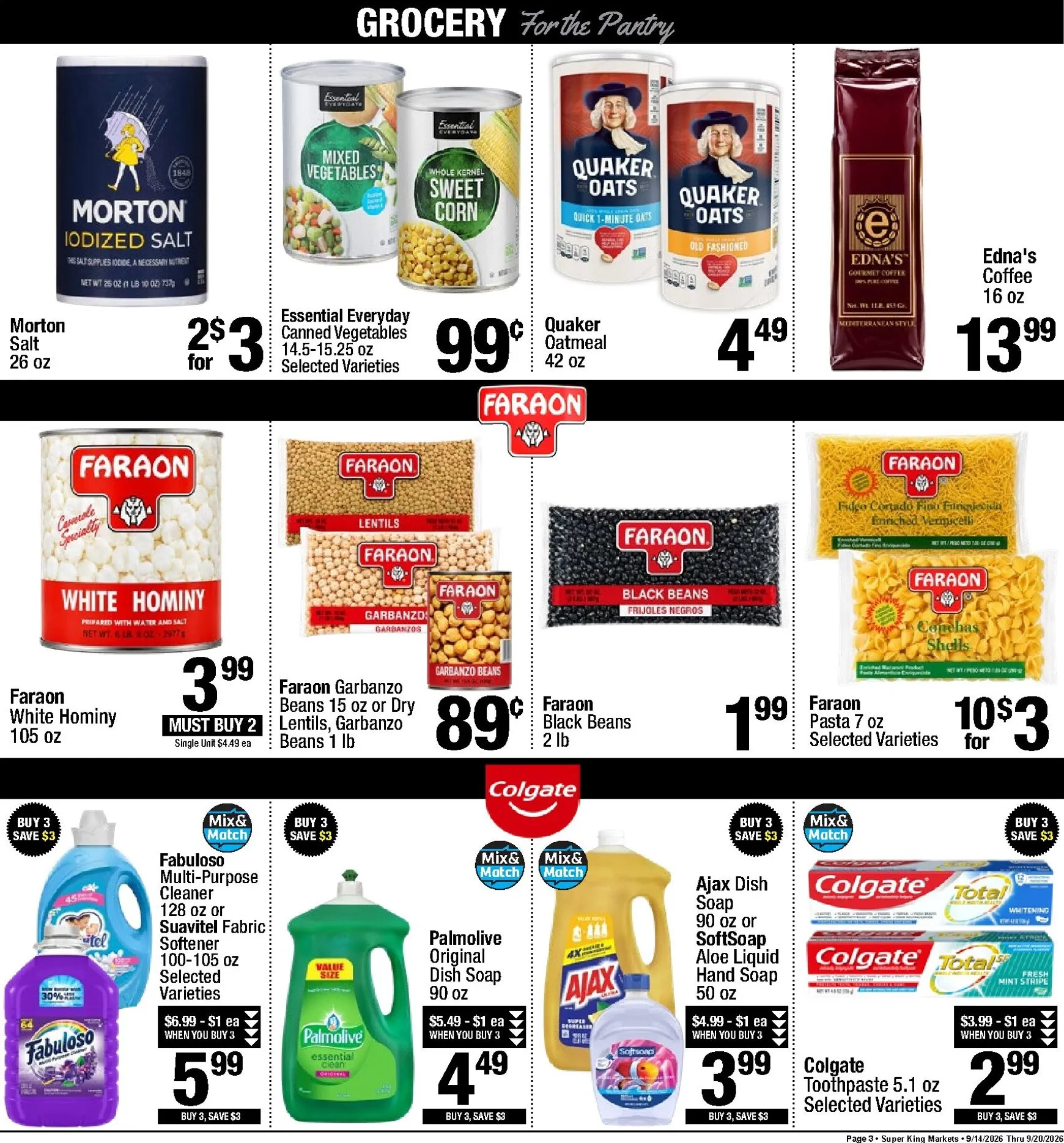 Weekly ad Current Super King leaflet valid from Monday 09/14/2026 to Sunday 09/20/2026 from September 14 to September 20 2026 - Page 3