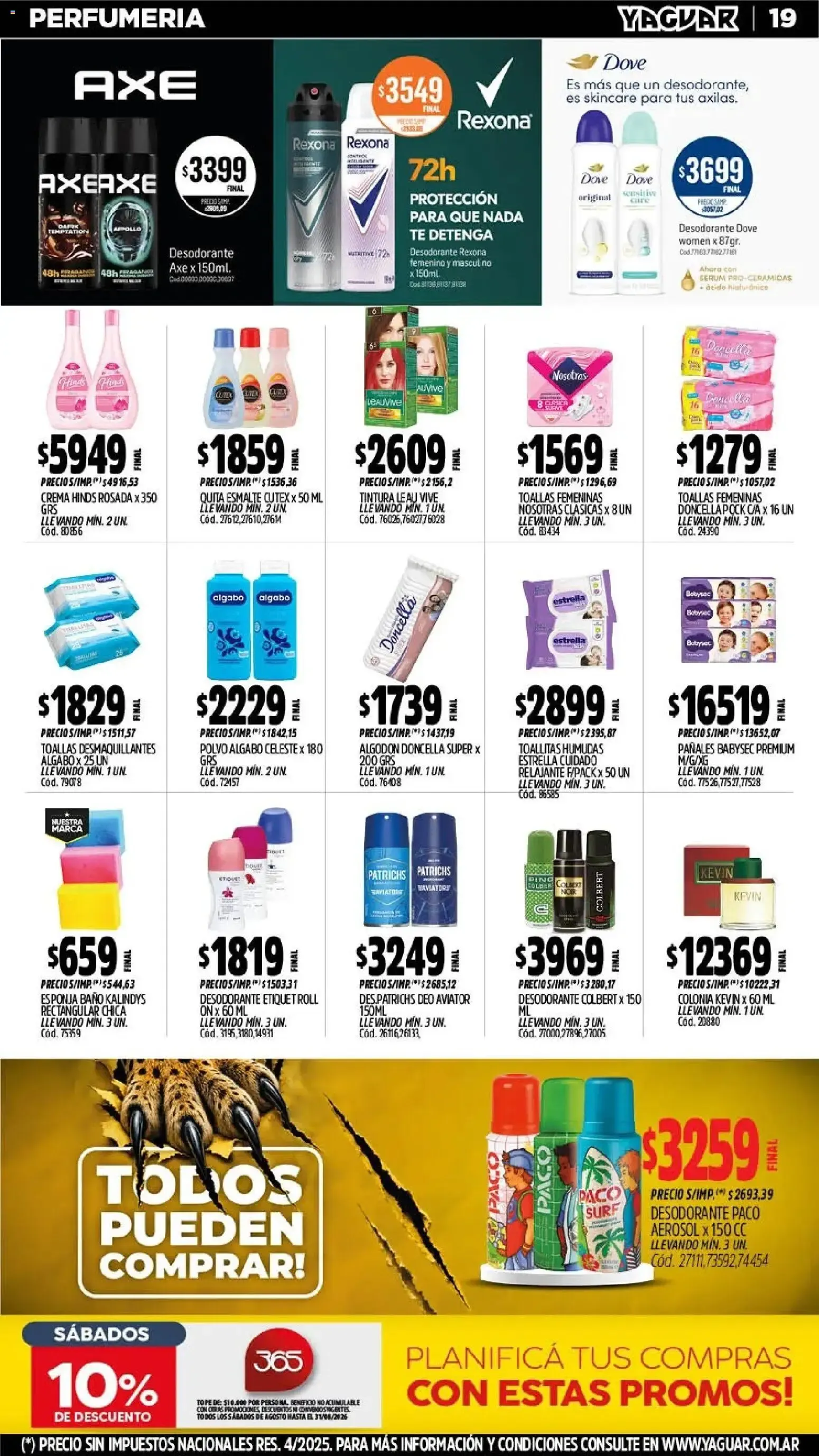 Ofertas de Mayorista Yaguar: Ofertas Salvajes en Misiones 3 de agosto al 9 de agosto 2026 - Página 20 del catálogo