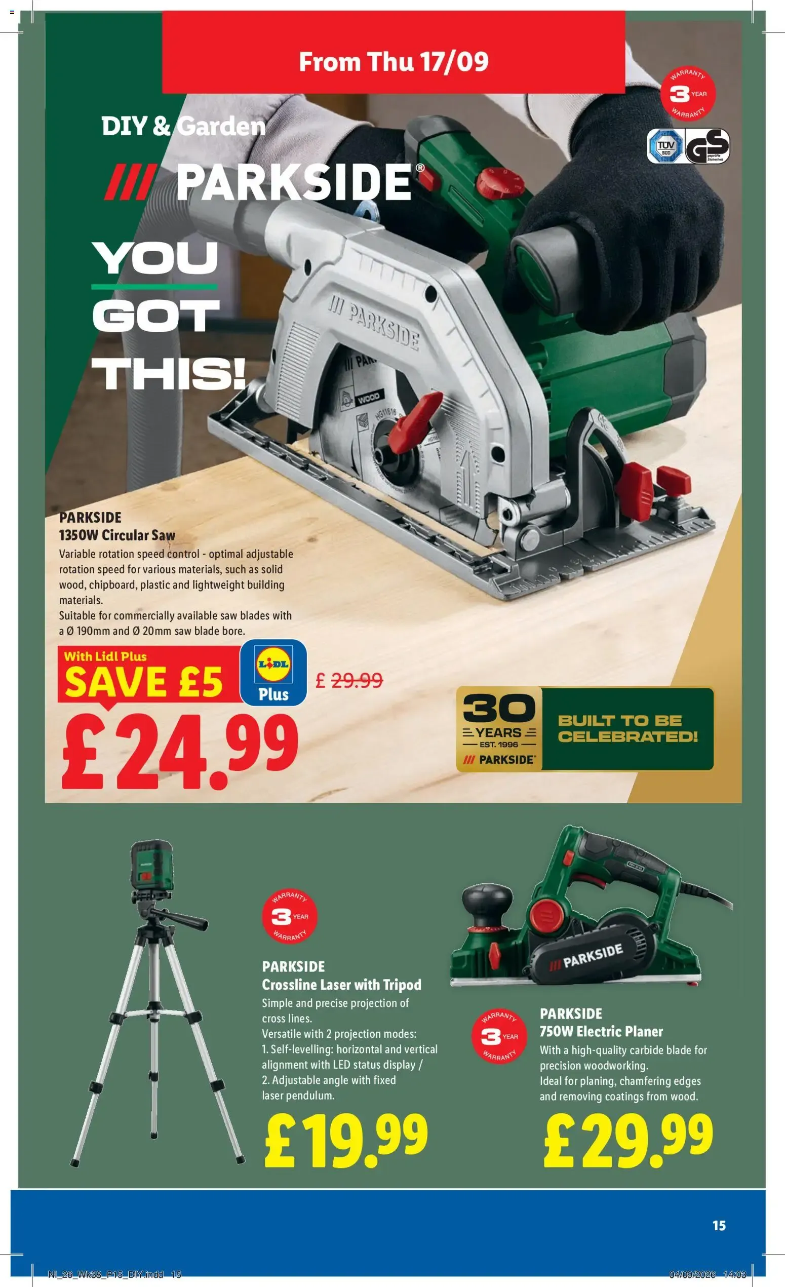 Lidl - Big Brands (17/09/2026 - 23/09/2026) - Offers Online from 17 September to 23 September 2026 - Catalogue Page 15