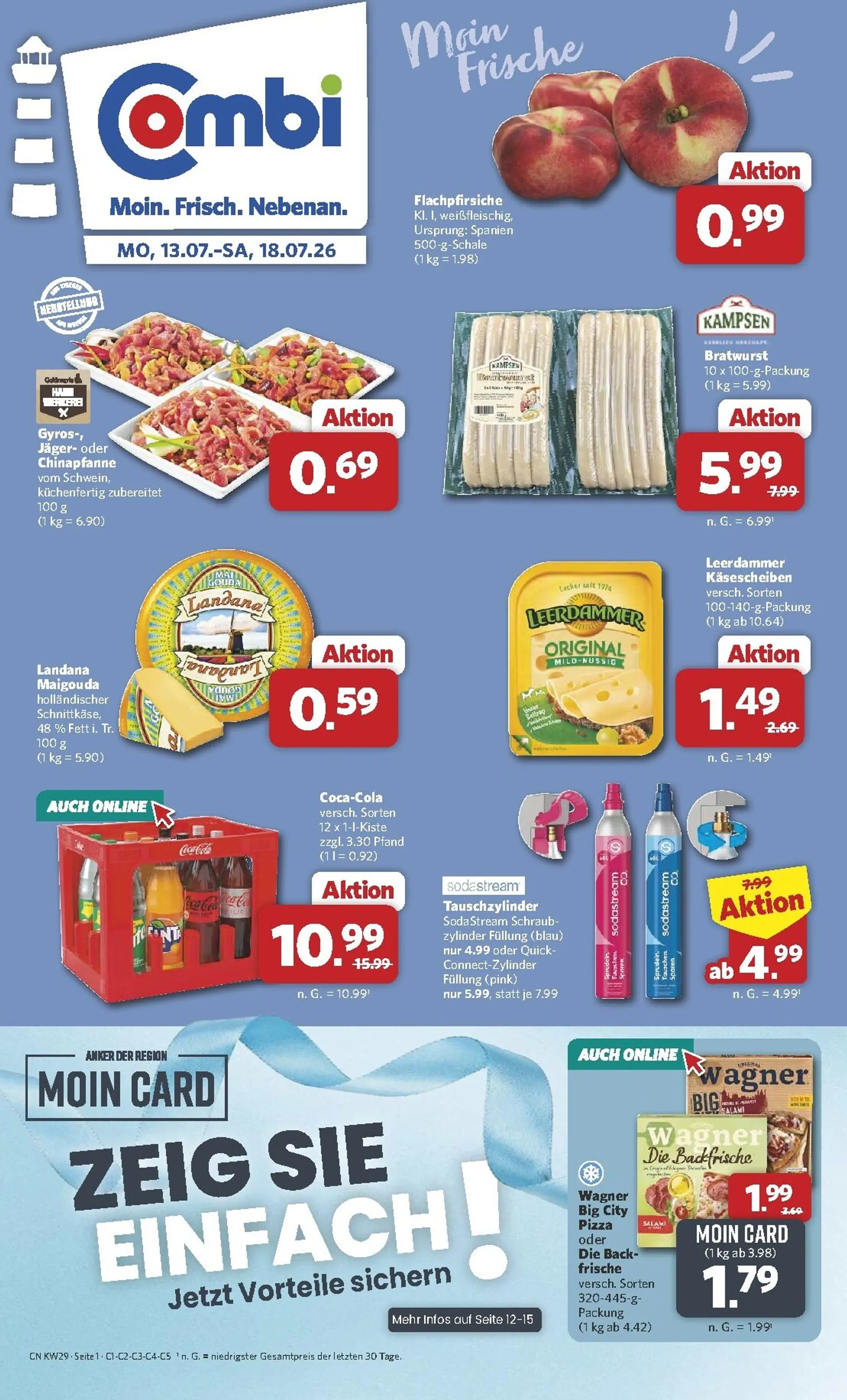 Combi Prospekt – von Montag 13.07.2026 bis Samstag 18.07.2026 von 13. Juli bis 18. Juli 2026 - Prospekt seite 1