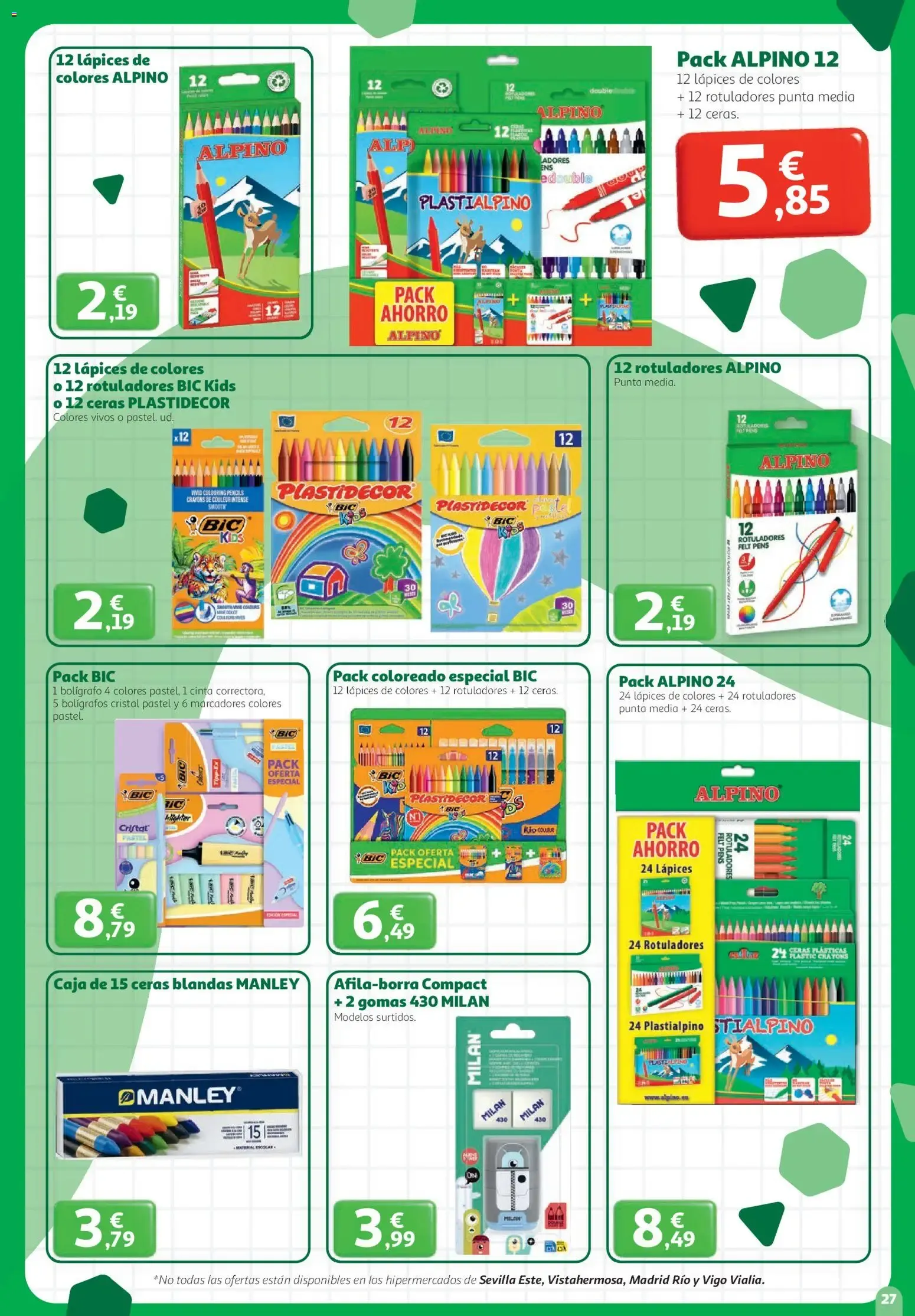 Catálogo de Alcampo - Vuelta al Cole 27 de agosto al 14 de septiembre 2026 - Página 27