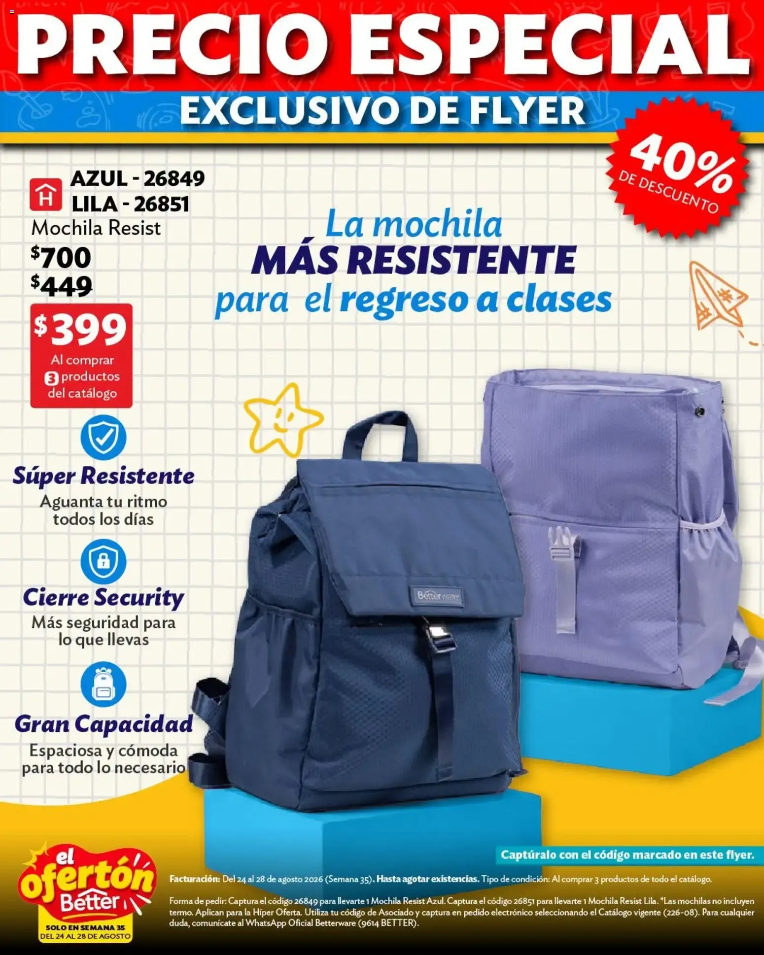 Catálogo de El Ofertón Betterware - Regreso a Clases 24 de agosto al 28 de agosto 2026 - Pagina 3