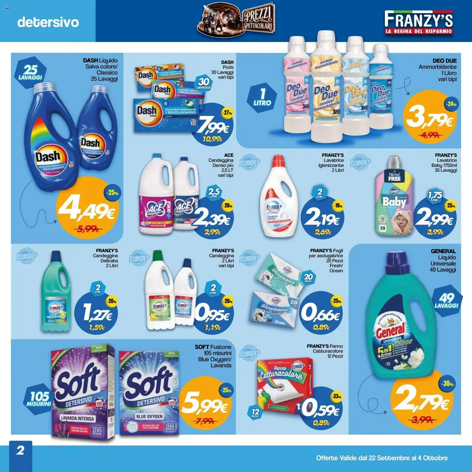 Franzy's volantino dal 22/09/2026 - online Offerte da 22 settembre a 4 ottobre di 2026 - Pagina del volantino 2