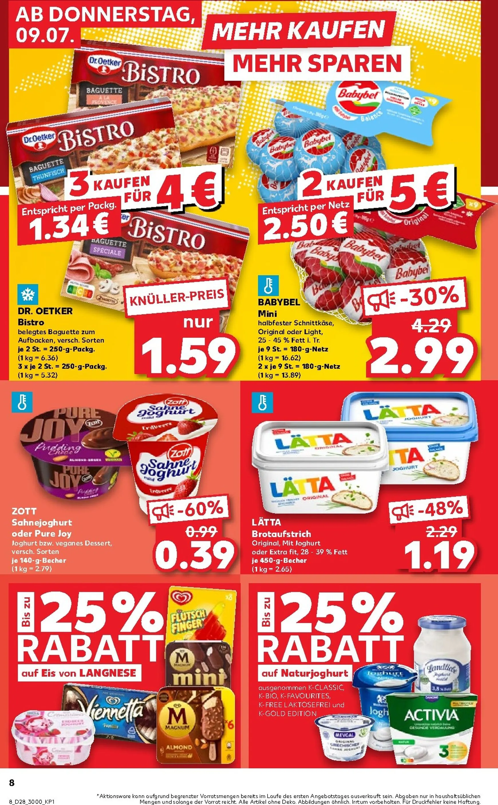 Kaufland Prospekt nächste Woche – von Donnerstag 09.07.2026 bis Mittwoch 15.07.2026 von 9. Juli bis 15. Juli 2026 - Prospekt seite 8