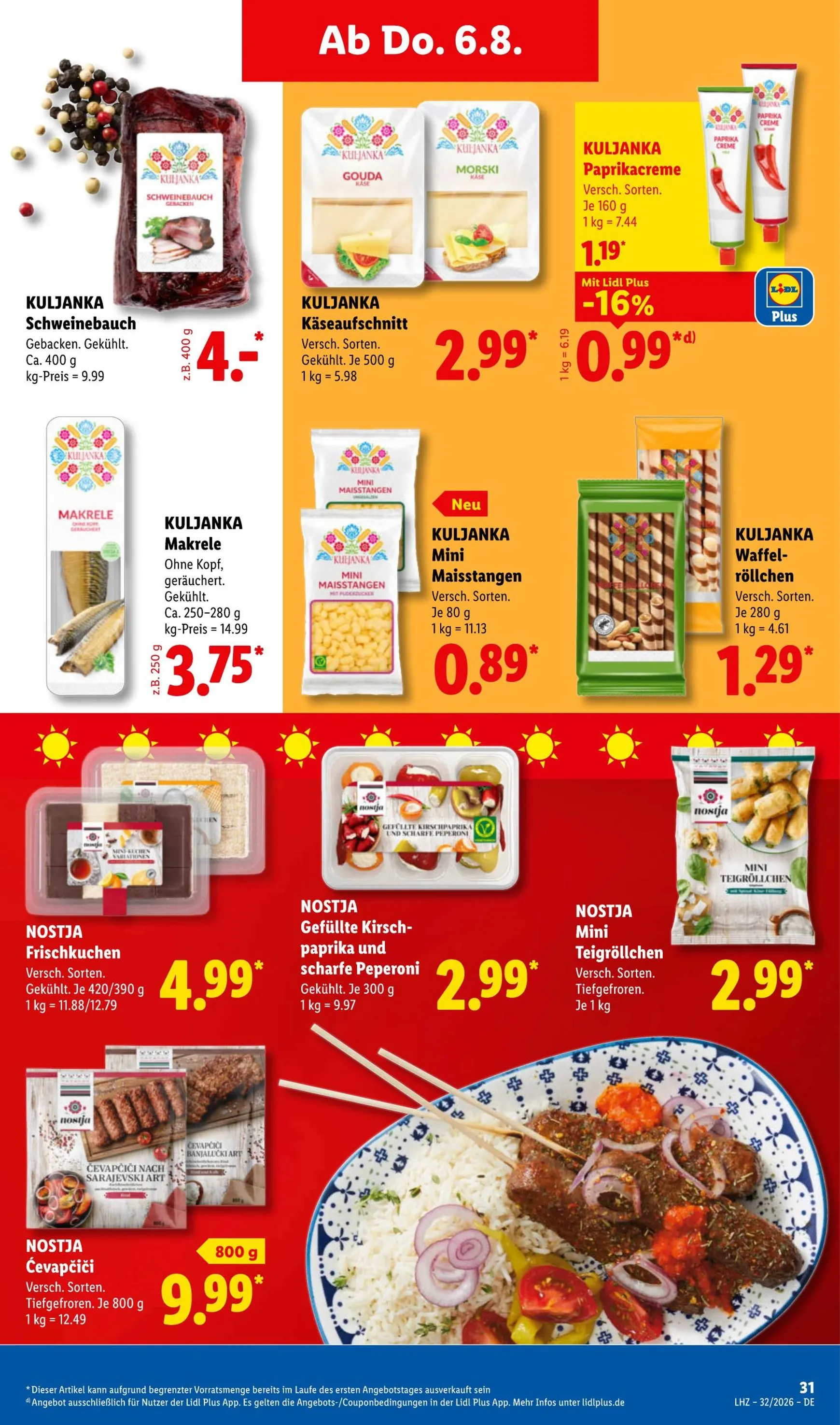 Lidl Prospekt – von Montag 03.08.2026 bis Samstag 08.08.2026 von 3. August bis 8. August 2026 - Prospekt seite 51