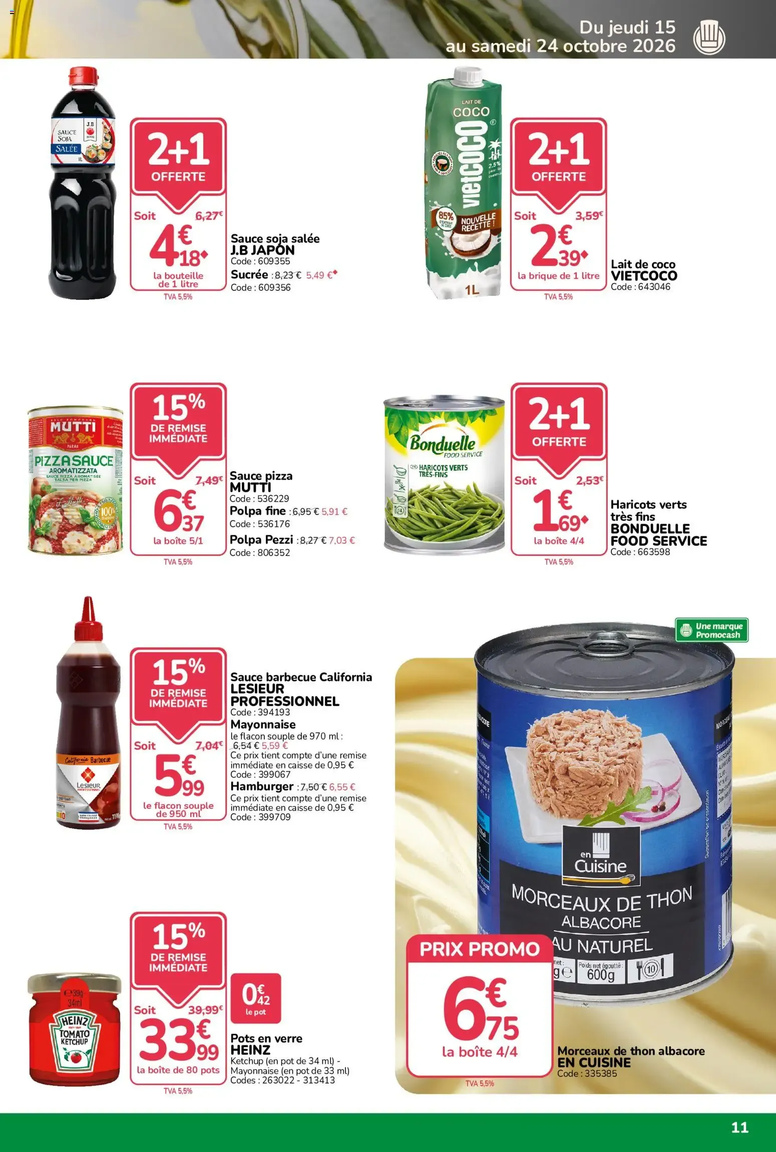 Promocash catalogue à partir du 15/10/2026 - promo en ligne du 15 octobre au 24 octobre 2026 - Catalogue page 11