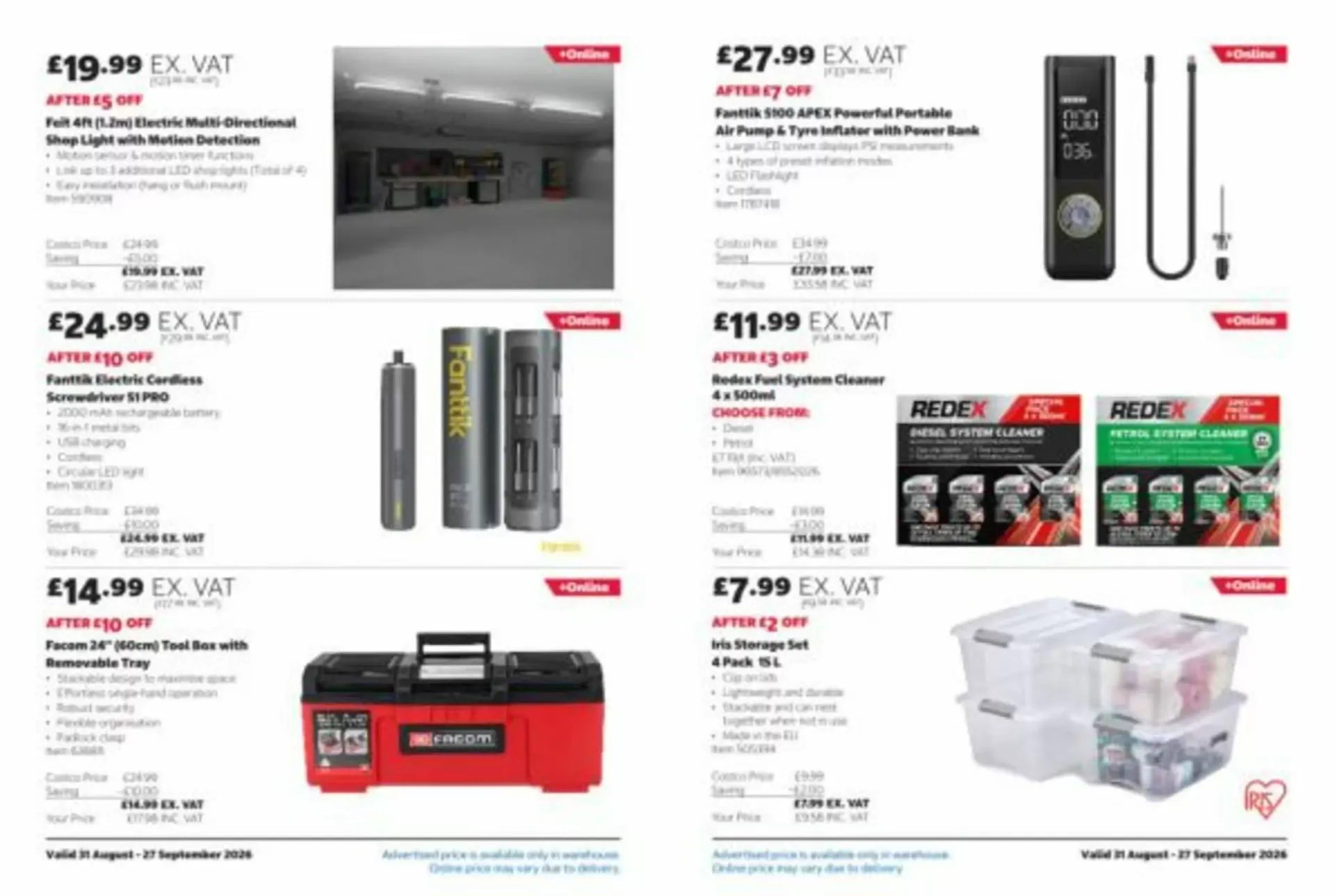 Costco leaflet from 31 August to 27 September 2026 - Catalogue Page 3