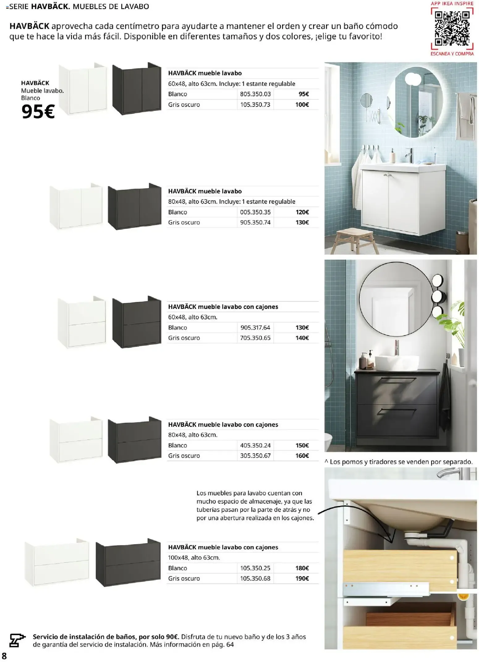 Catálogo de GUÍA DE COMPRA Muebles para el baño 1 de septiembre al 31 de enero 2027 - Página 8