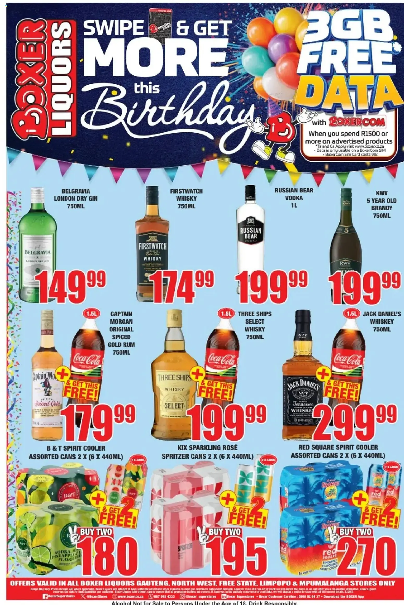 Boxer Liquors - Swipe & Get More this Birthday from 22 June to 8 July 2026 - Catalogue Page 4